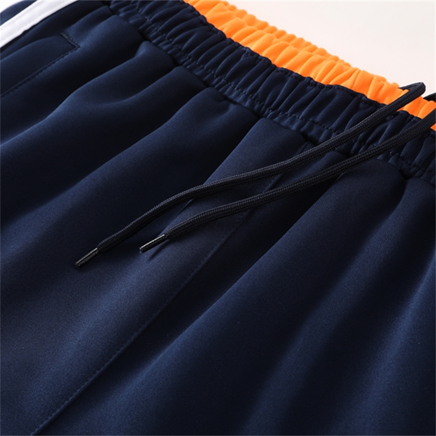 AlphaJersey-Real Madrid 25-26 Jacket Training Tracksuit - Royal Blue Jackets & Pants with Orange Lines