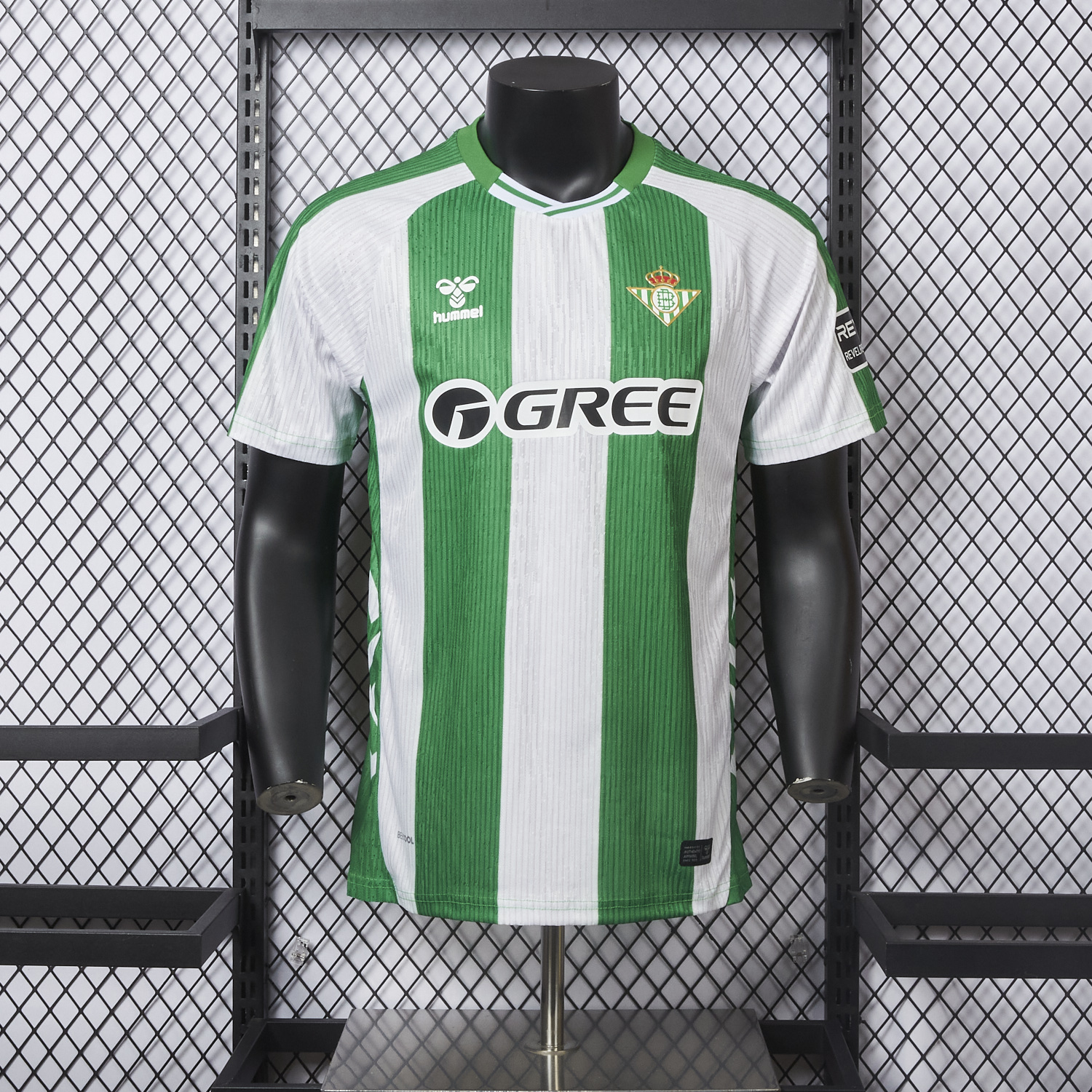 AlphaJersey-Real Betis 25-26 Home Stripes Jersey - Player Version