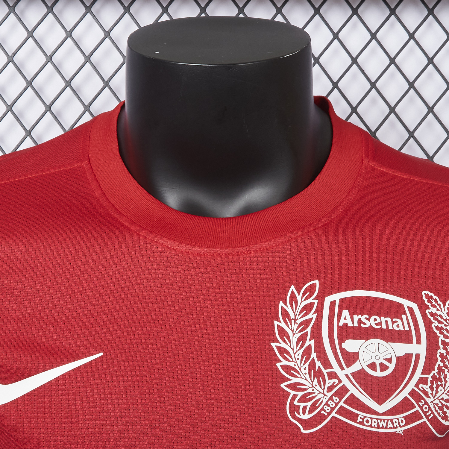 AlphaJersey-Retro Arsenal 2011-12 Home Long Sleeve Jersey - Player Version
