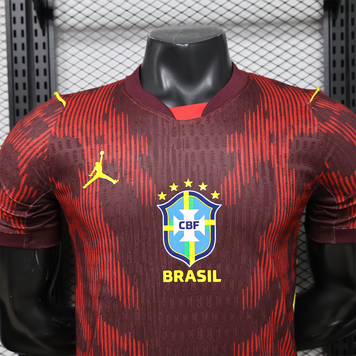 AlphaJersey-Brazil 2026 Red Goalkeeper Jersey - Player Version