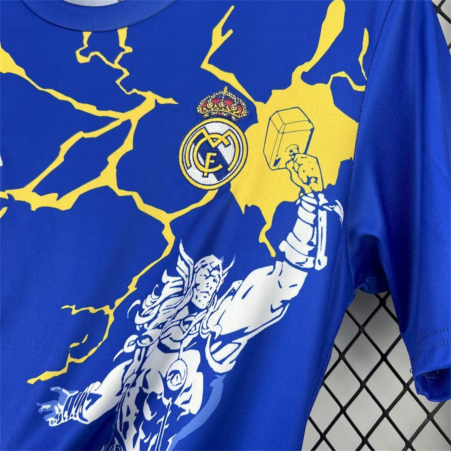 AlphaJersey-Real Madrid 25-26 Comics Blue Special Jersey - Fans Version