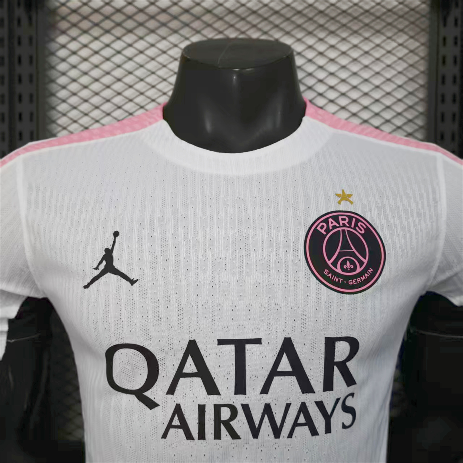 AlphaJersey-Paris Saint-Germain PSG 25-26 White Pre-Match Training Jersey - Player Version