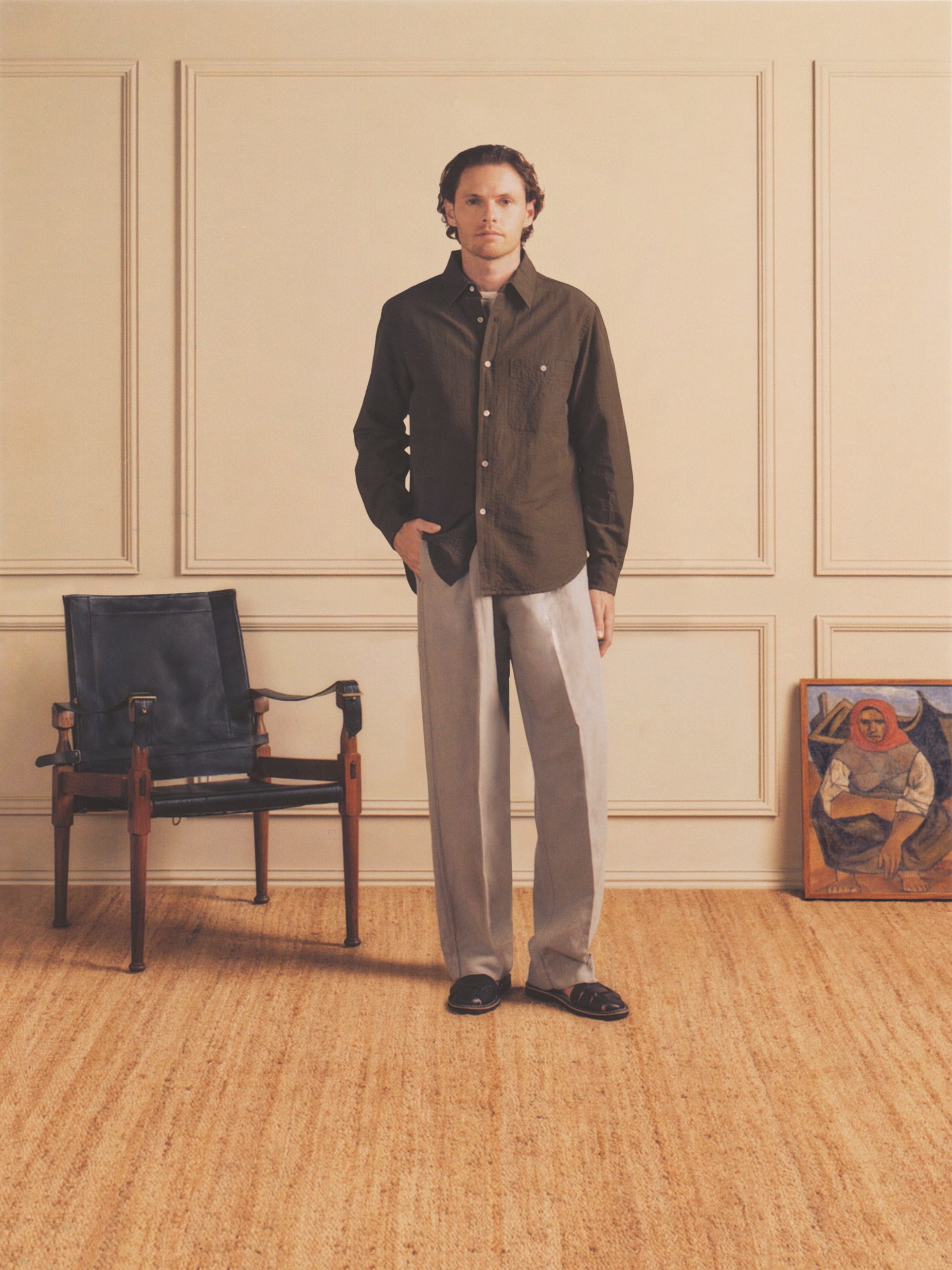 Jones Cotton & Linen Shirt | Modern Menswear by yycbvcnbmmnbm