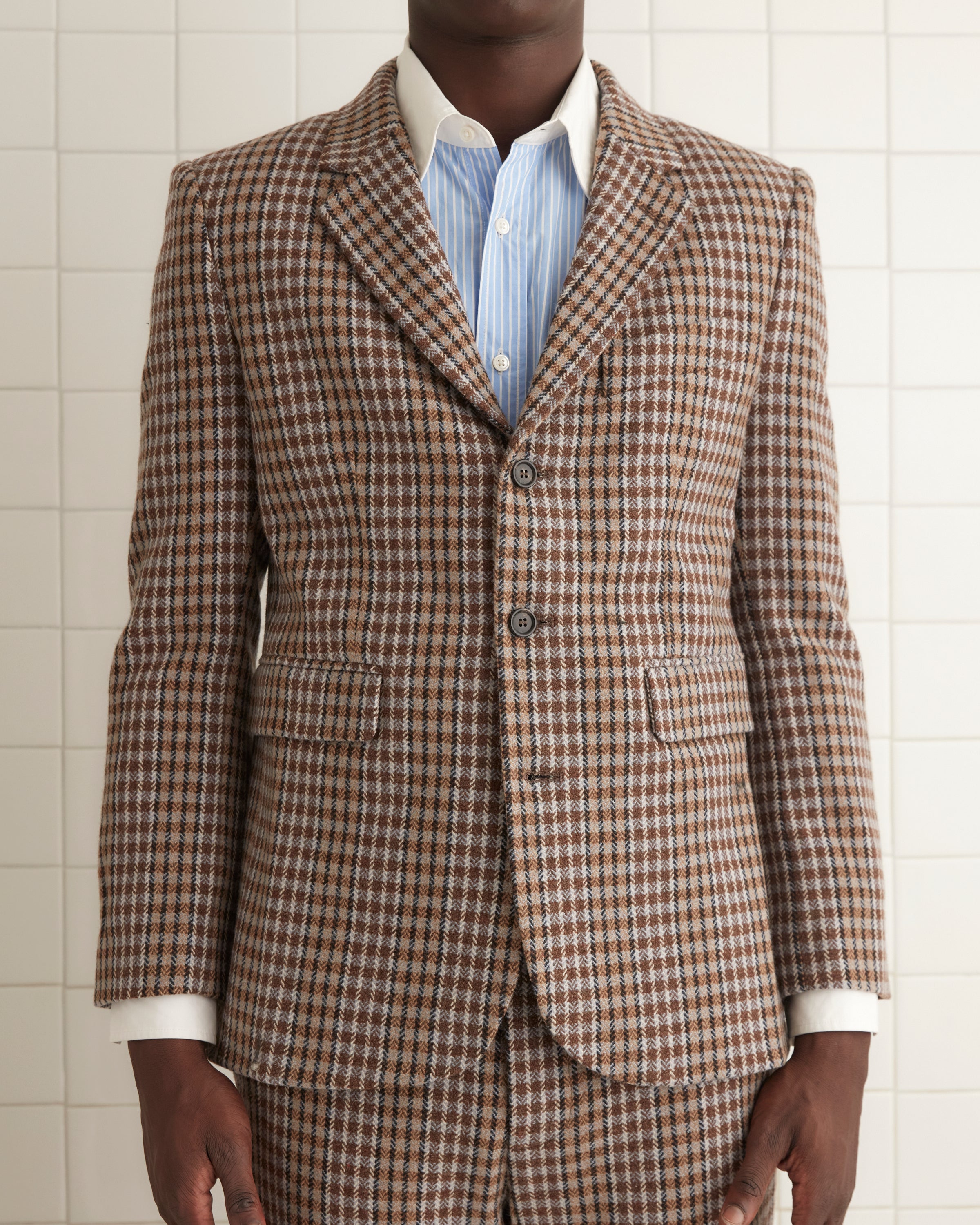 Marston Check Suit Jacket | Modern Menswear by yycbvcnbmmnbm