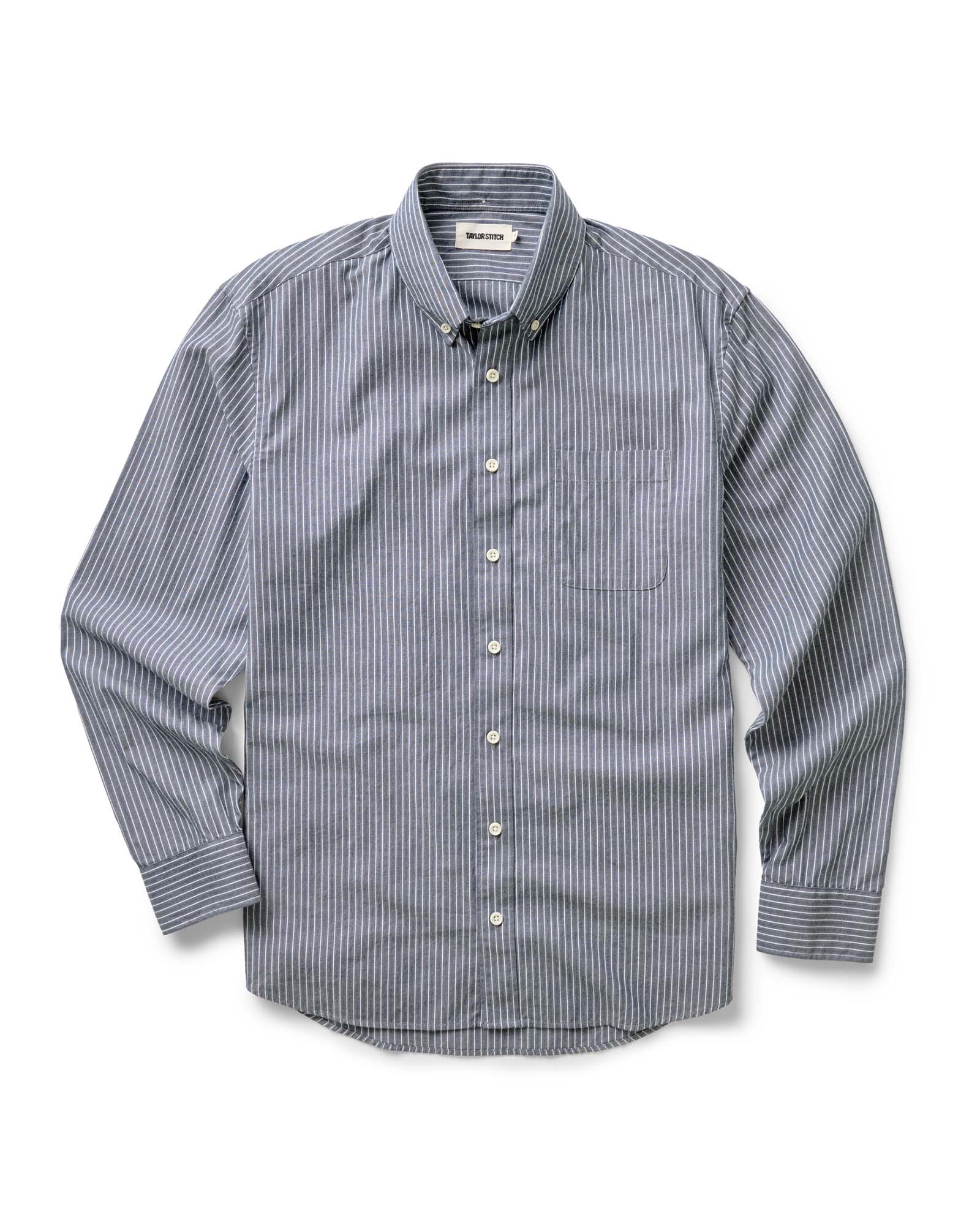 The Jack in Rinsed Indigo Stripe | Modern Menswear by yycbvcnbmmnbm