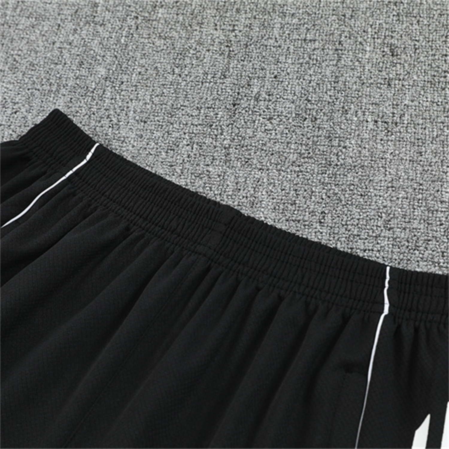 AlphaJersey-Germany 25-26 Short-Sleeve Training Set - White Top & Black Shorts