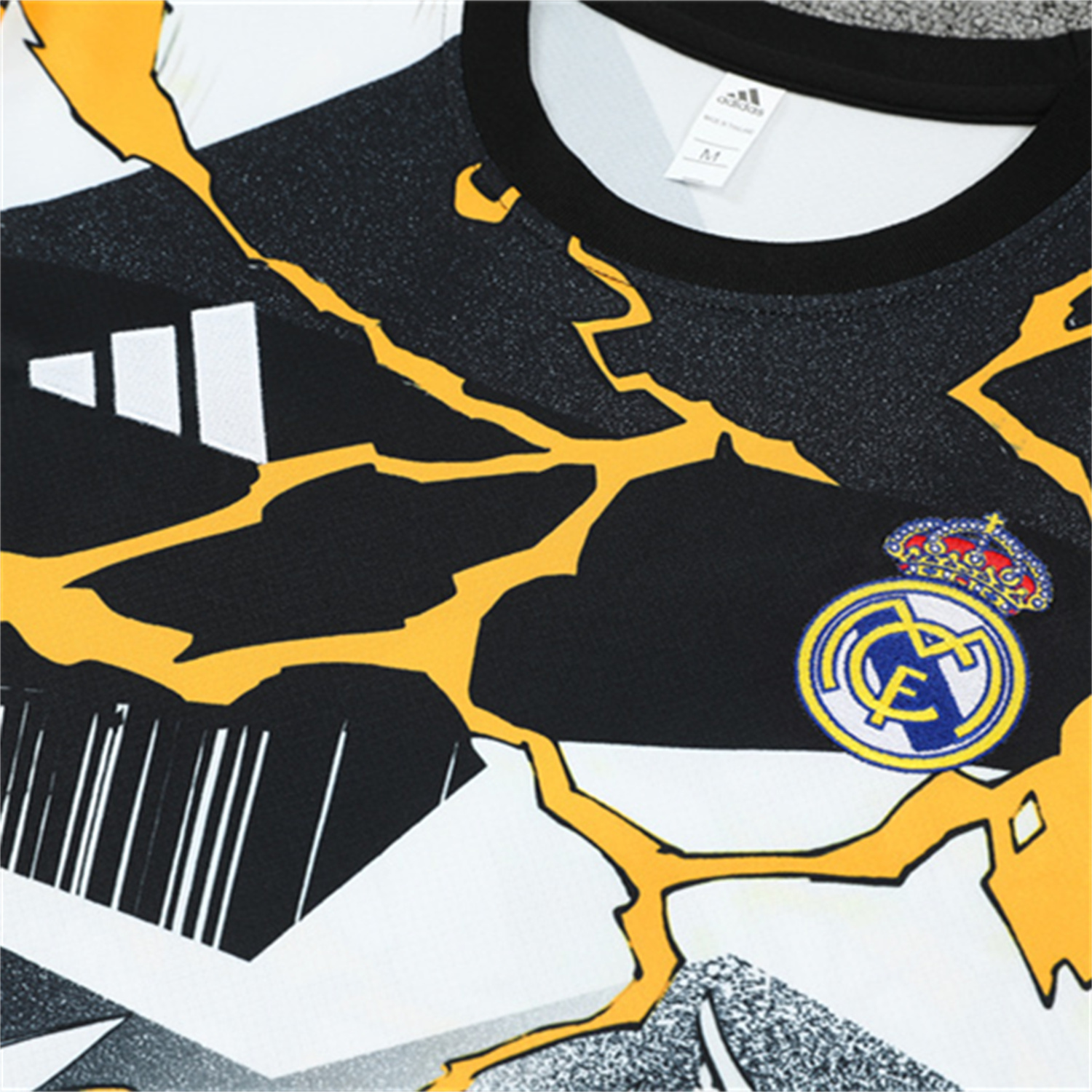 AlphaJersey-Real Madrid 25-26 Thunder Comics Kids Short-Sleeve Training Set - Comic Pattern Top & Shorts