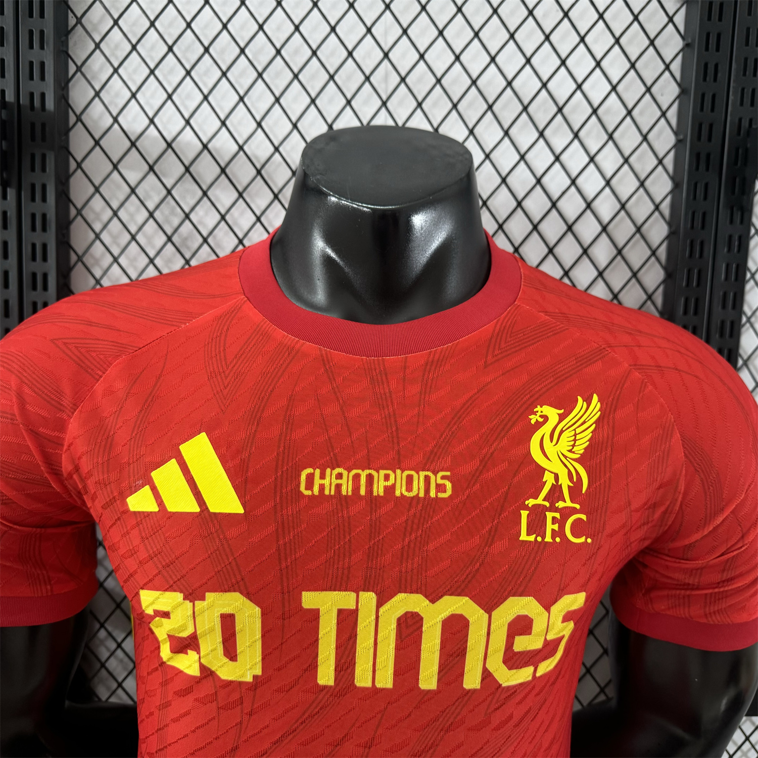 AlphaJersey-Liver.pool 25-26 20 Times Champions Red Jersey - Player Version