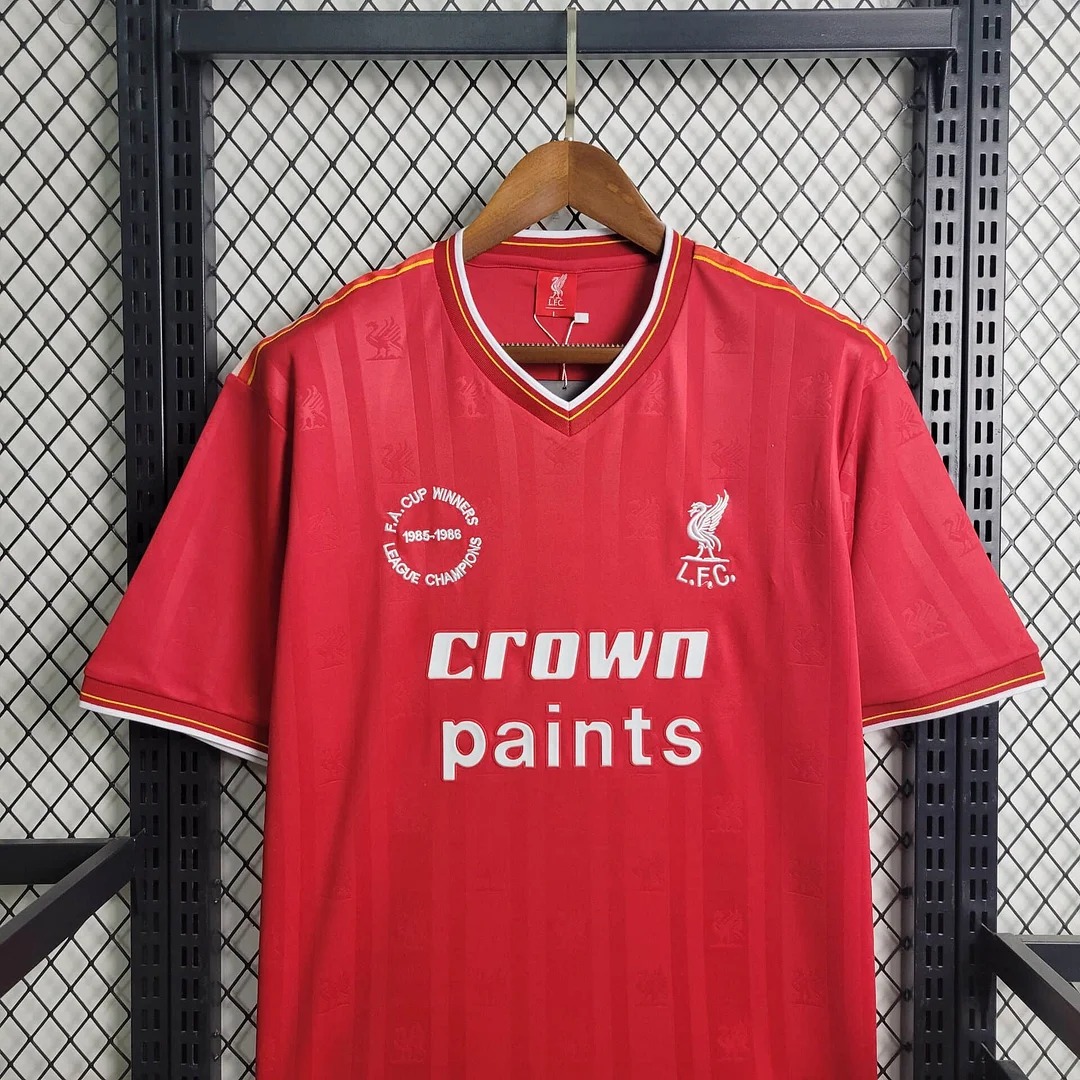 AlphaJersey-Retro Liver.pool 1986-87 Home Stadium Jersey