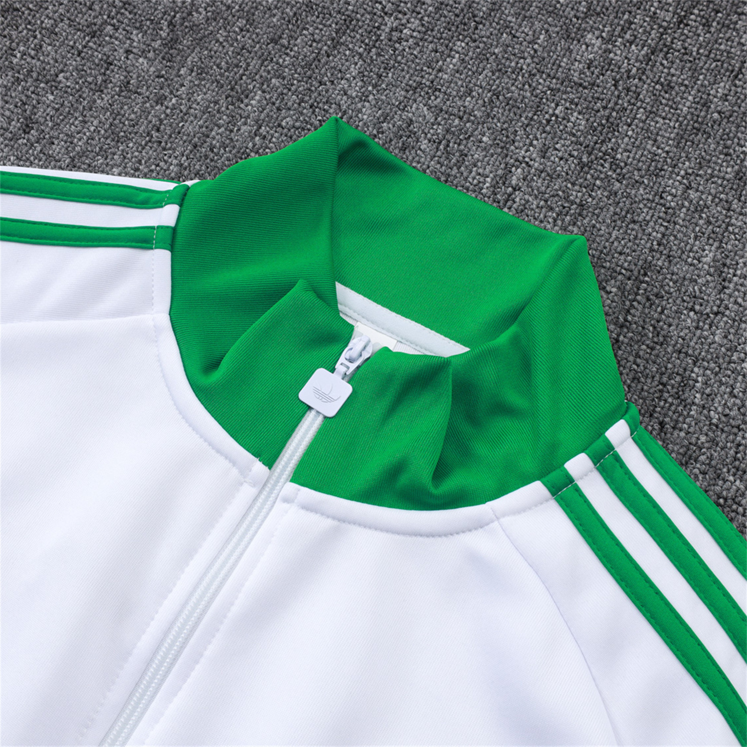 AlphaJersey-Senegal 2026 Jacket Training Tracksuit - White With Green Jackets & Pants