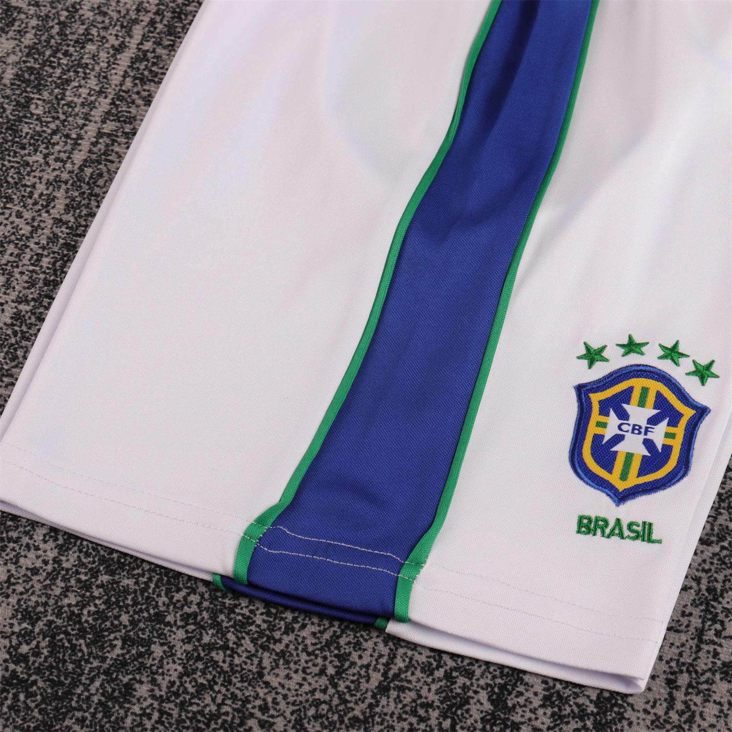 AlphaJersey-Retro Brazil 1998 Away Kids Kit