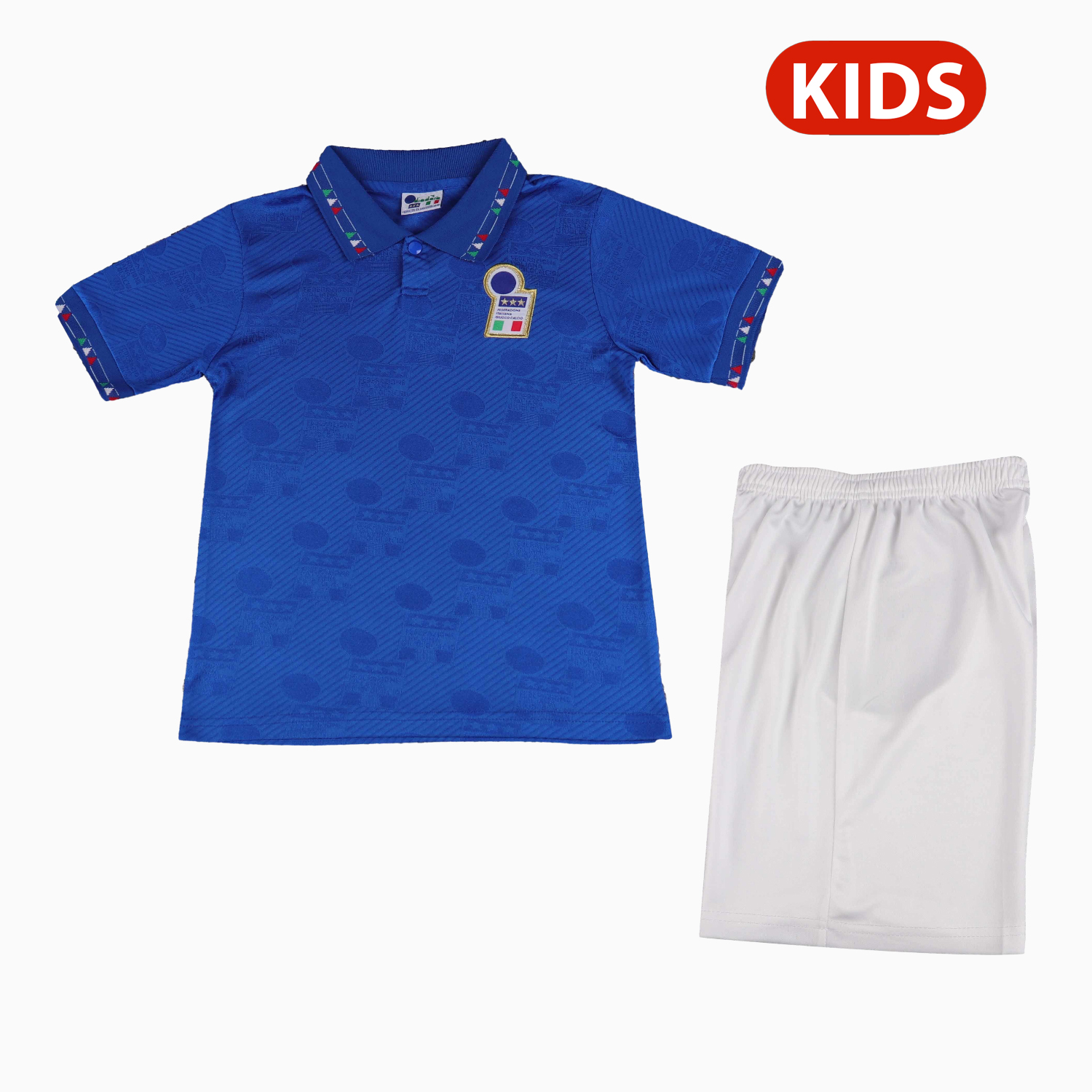 AlphaJersey-Retro Italy 1994 Home Kids Kit