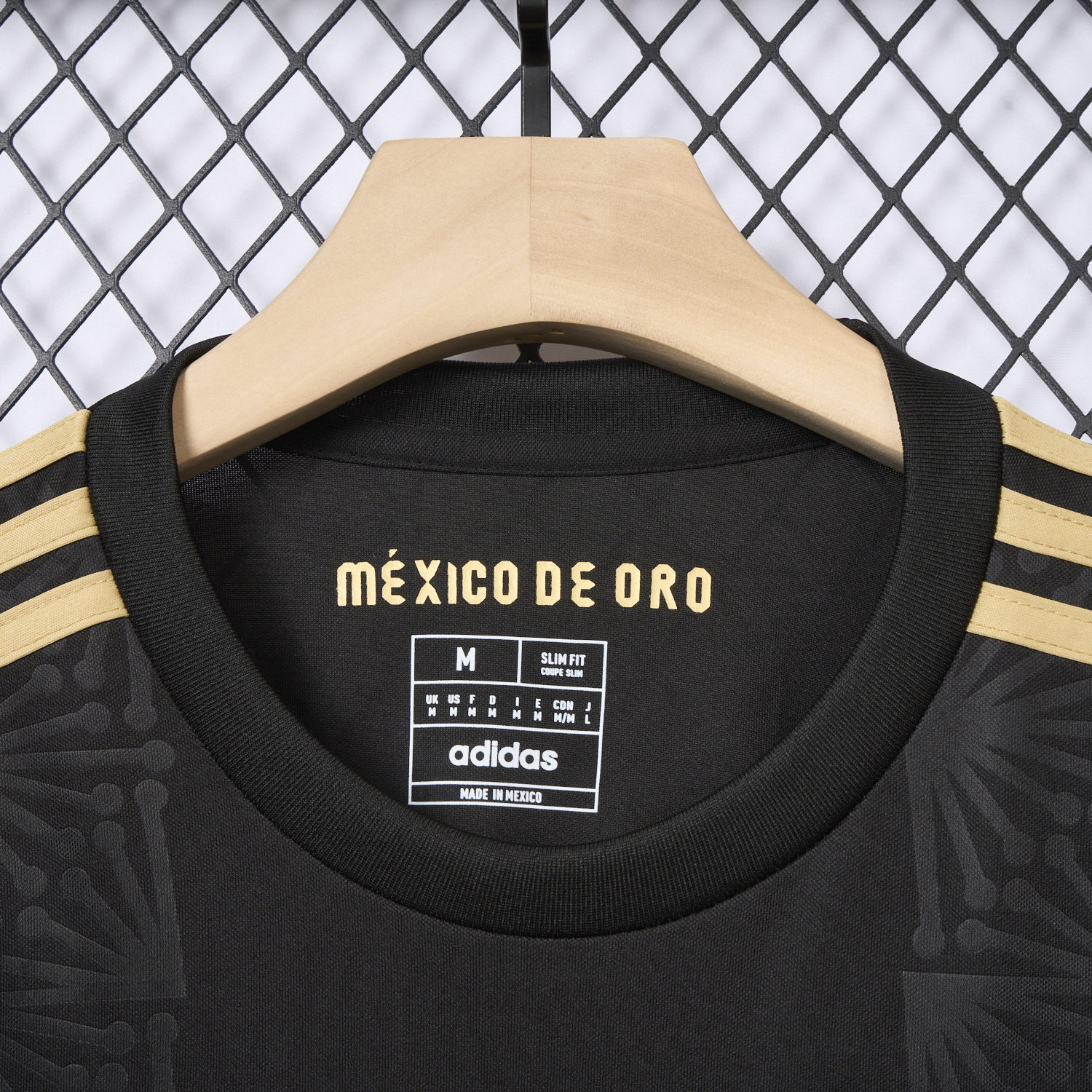 AlphaJersey-Mexico 2025 Gold Cup Black Long Sleeves Jersey - Fans Version
