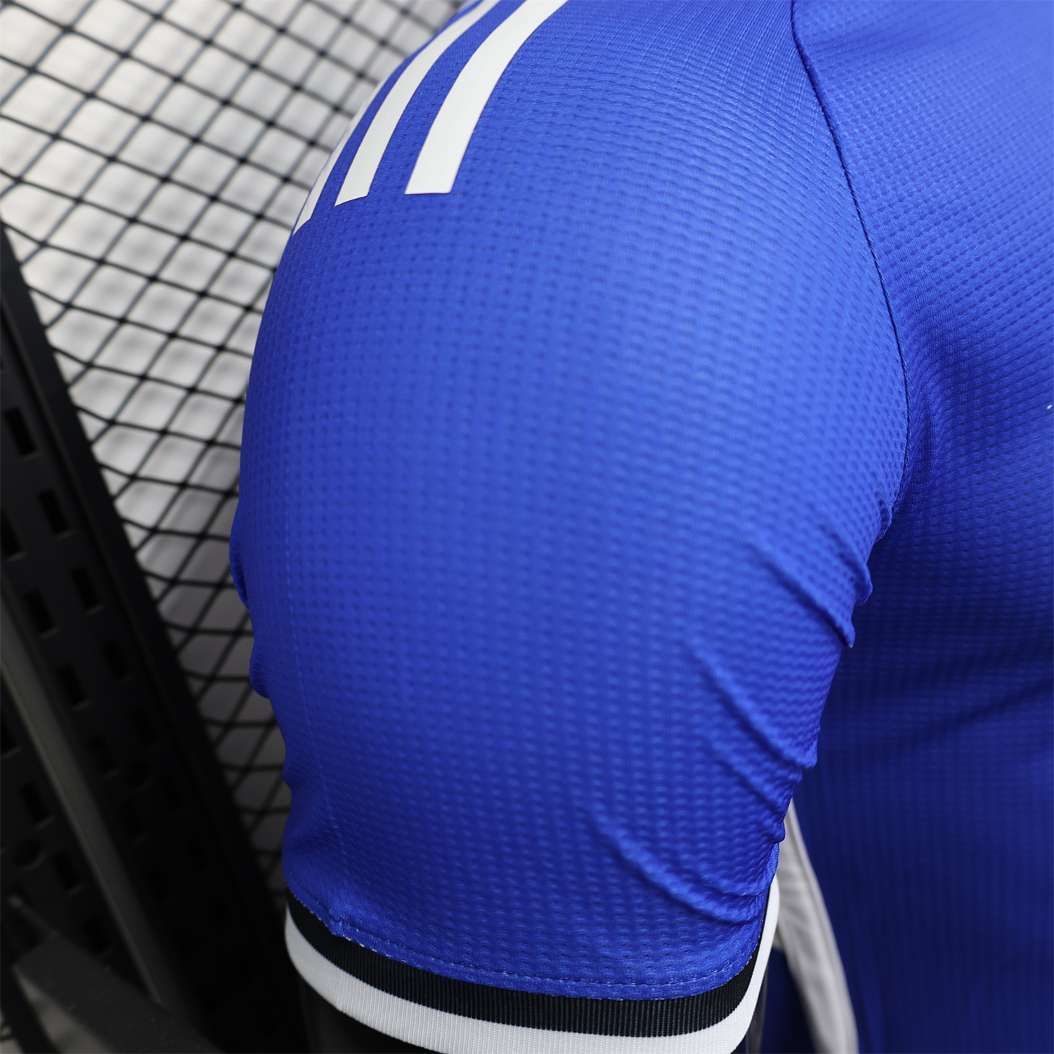 AlphaJersey-Algeria 25-26 Blue and Black Gradient with White Text Jersey - Player Version