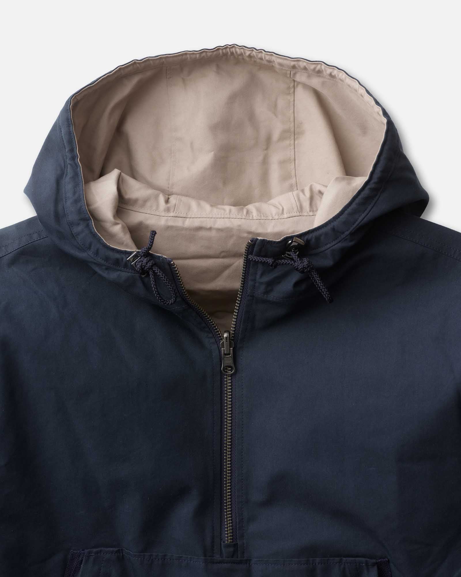 The Squall Anorak in Navy Twill | Modern Menswear by yycbvcnbmmnbm