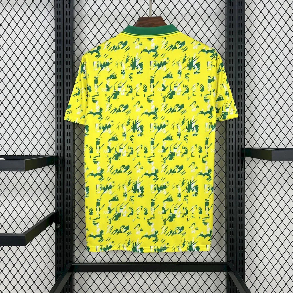 AlphaJersey-Retro Norwich City 1992-94 Home Unsponsored Jersey