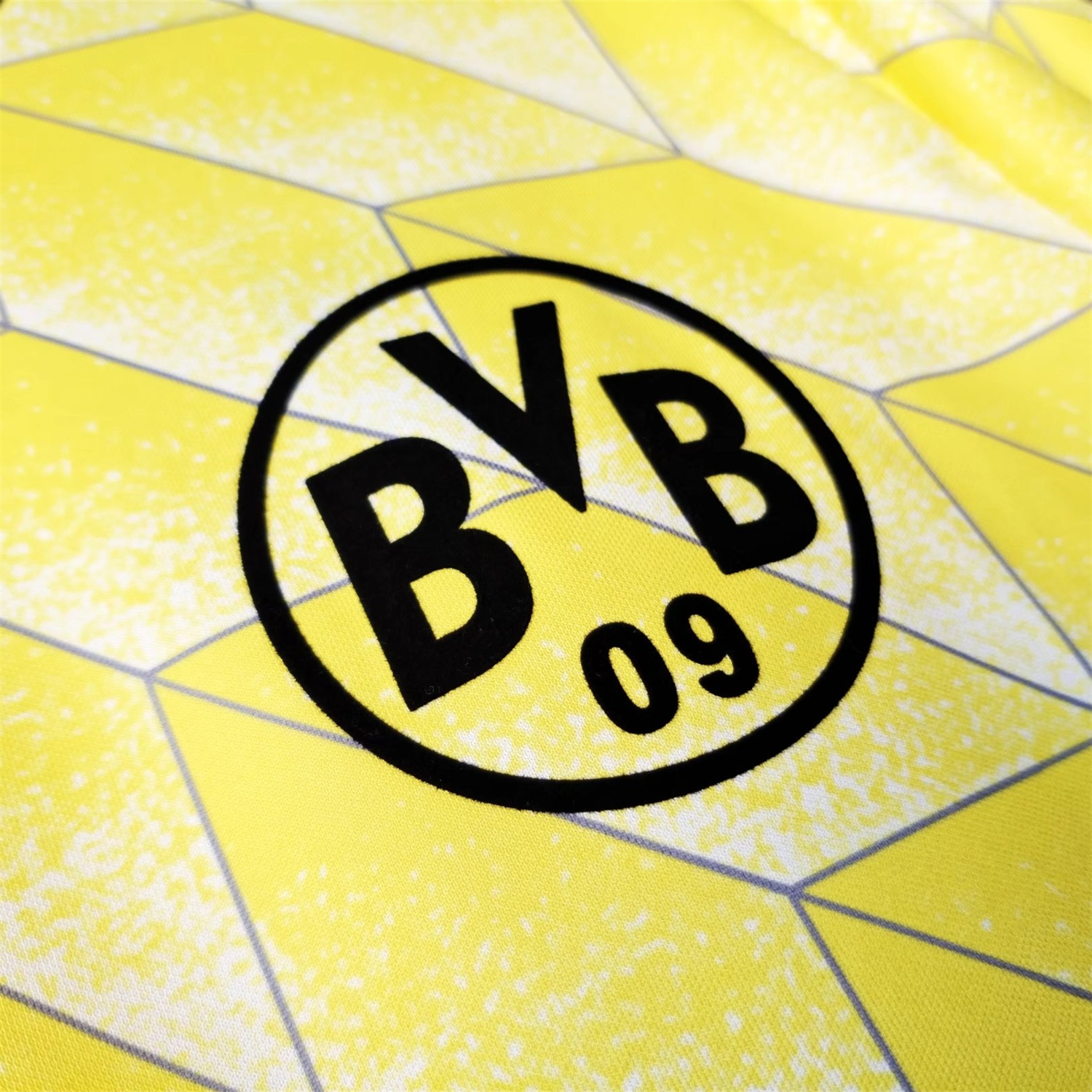 AlphaJersey-Retro Dortmund 1988-89 Home Jersey