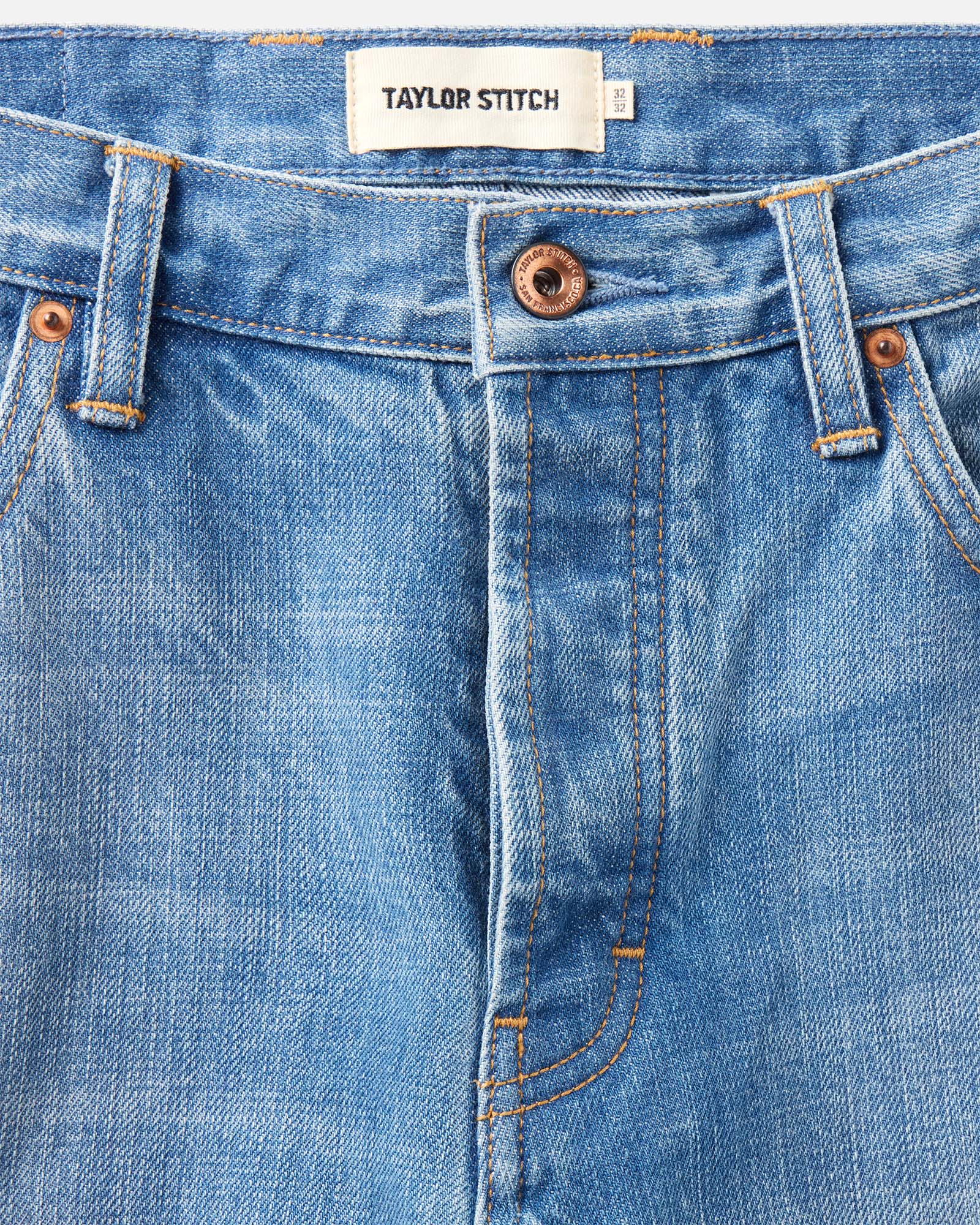 The Straight Jean in Light Wash Organic Selvedge | Modern Menswear by yycbvcnbmmnbm
