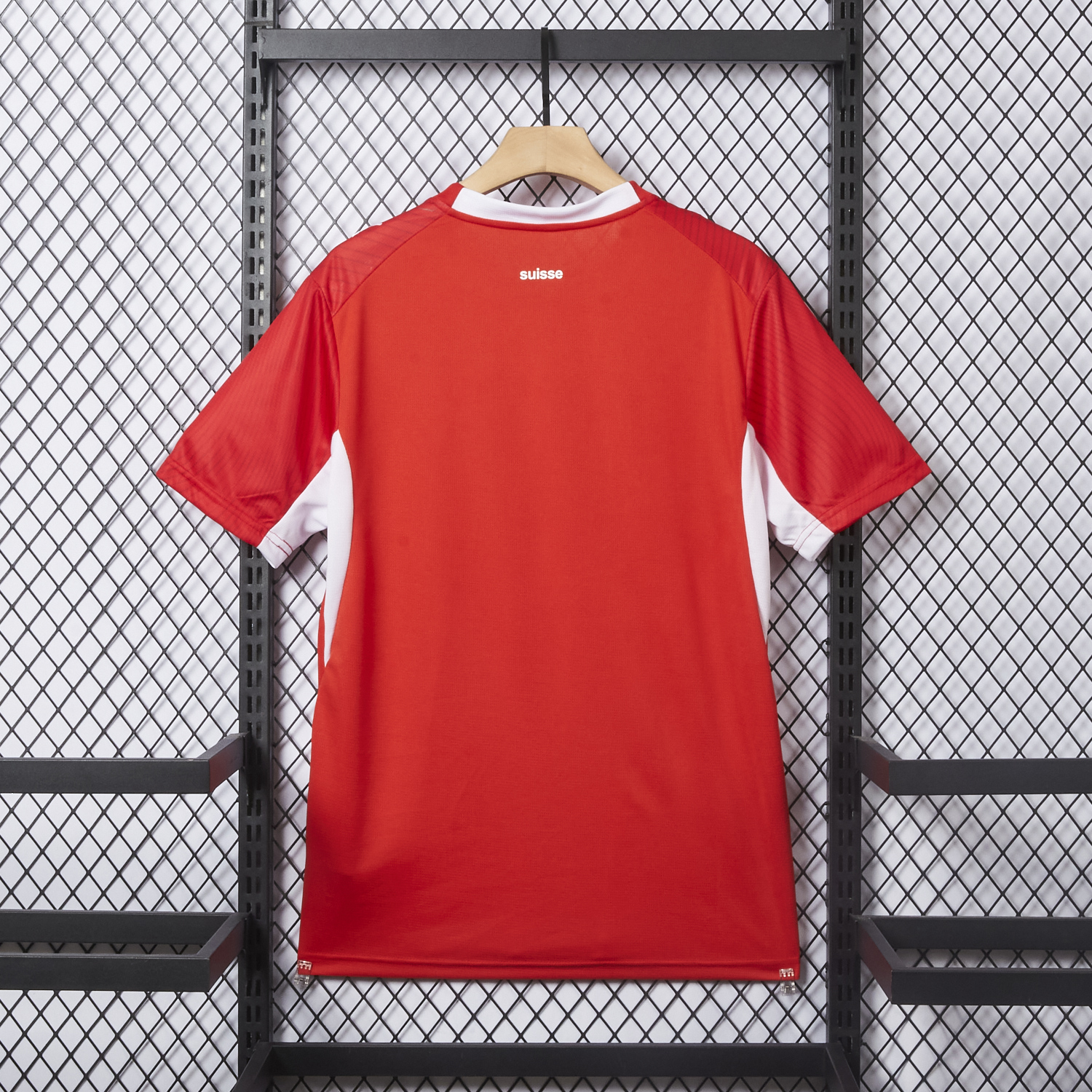 AlphaJersey-Switzerland 2026 Home Red Jersey - Fans Version