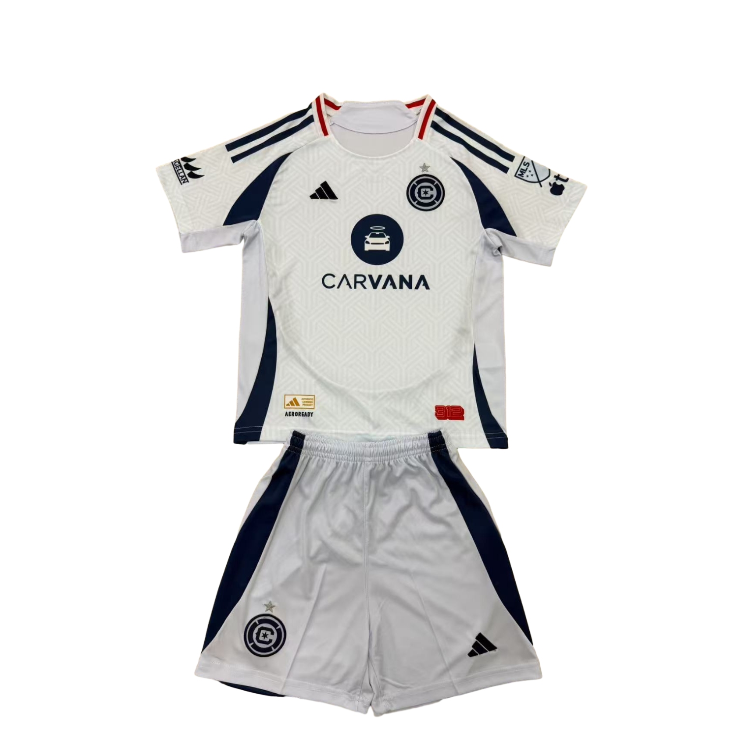 AlphaJersey-Chicago Fire 2025 Away Kids Kit