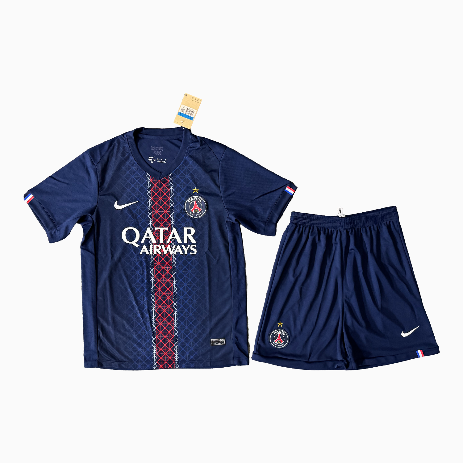 AlphaJersey-Paris Saint-Germain PSG 25-26 Home Men's Adult Jersey Set - Fans Version