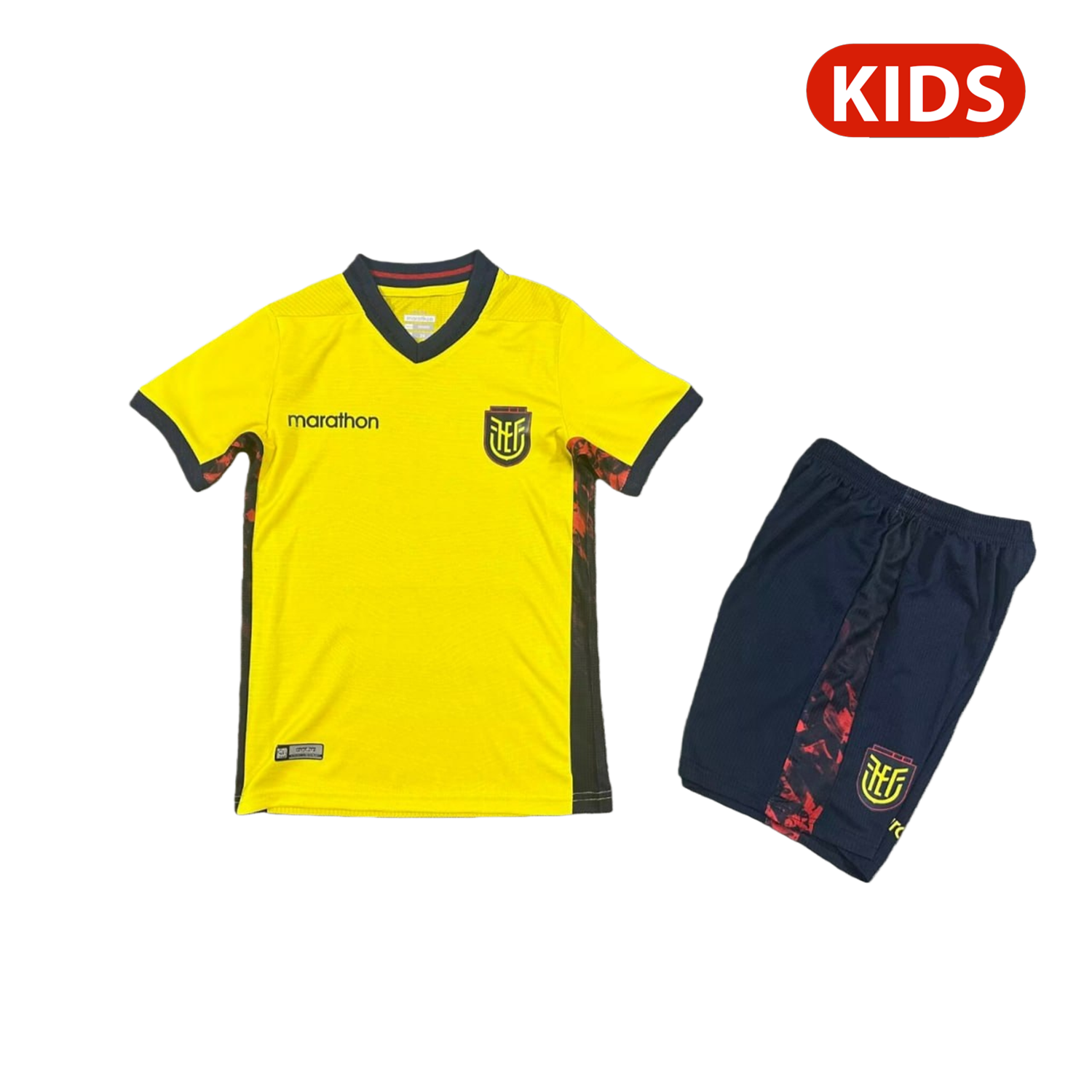 AlphaJersey-Ecuador 2026 Home Kids Kit