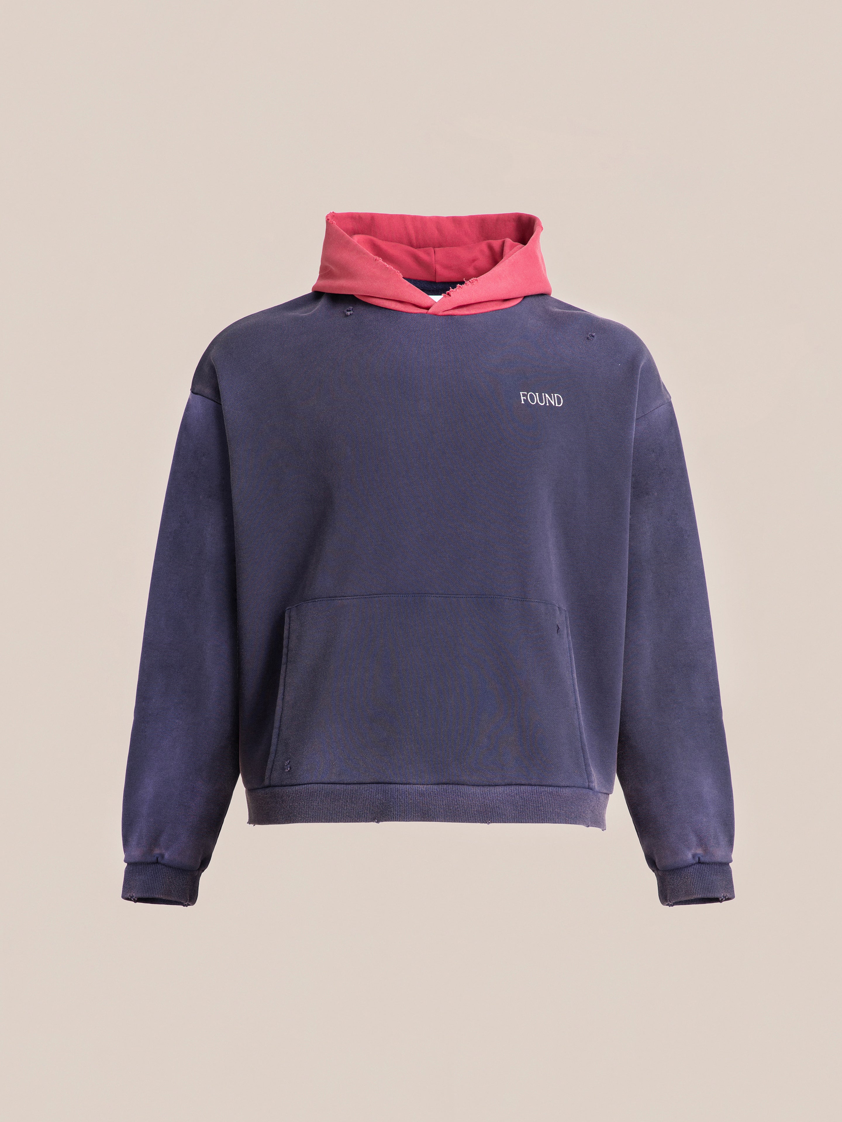 Distressed Logo Hoodie | Modern Menswear by yycbvcnbmmnbm