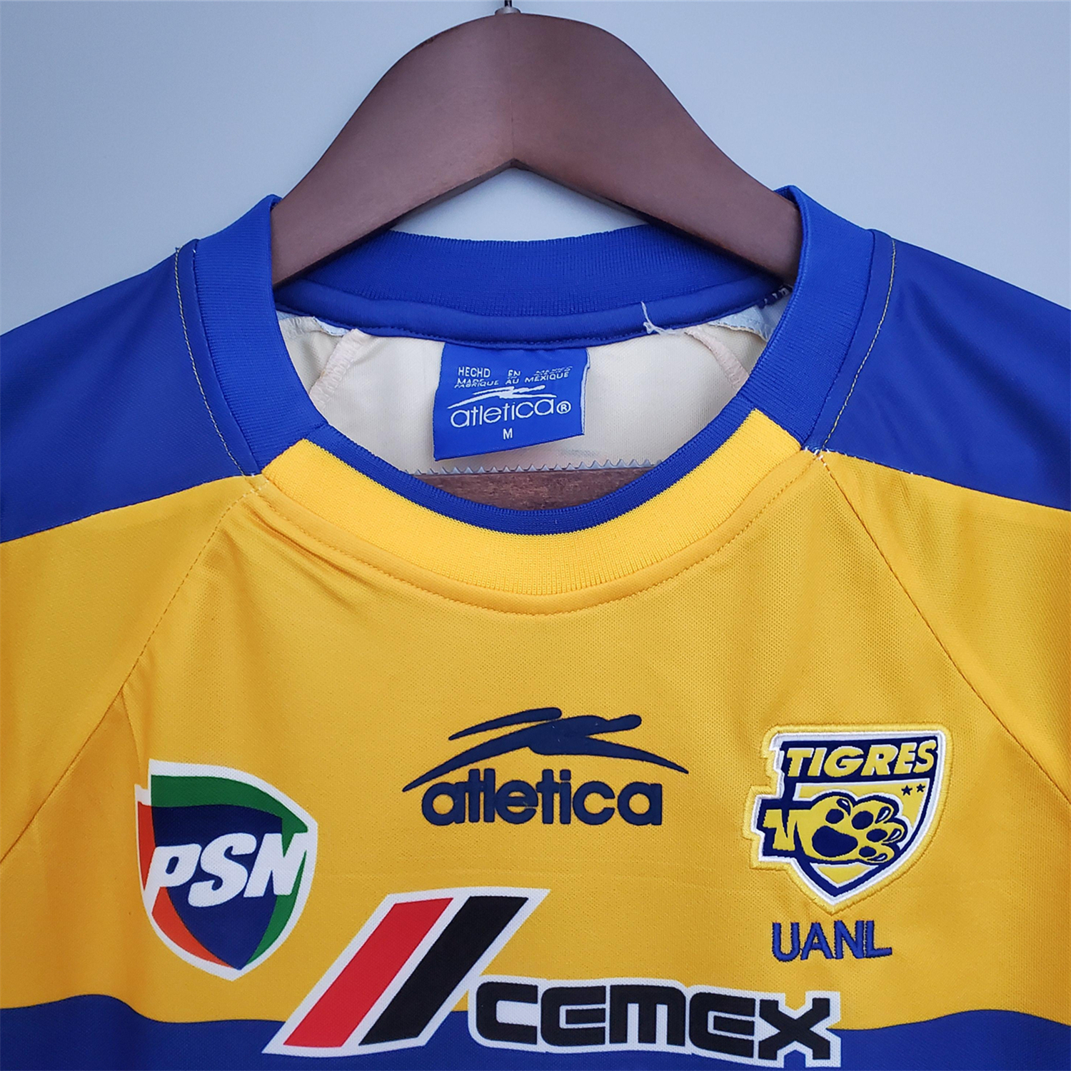 AlphaJersey-Retro Tigres UANL 2001-02 Home Jersey
