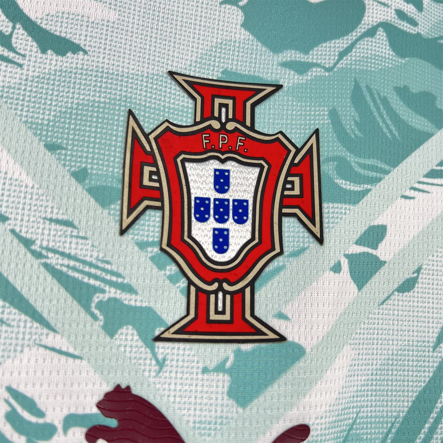 AlphaJersey-Women's Portugal 2026 Away White And Cyan Jersey