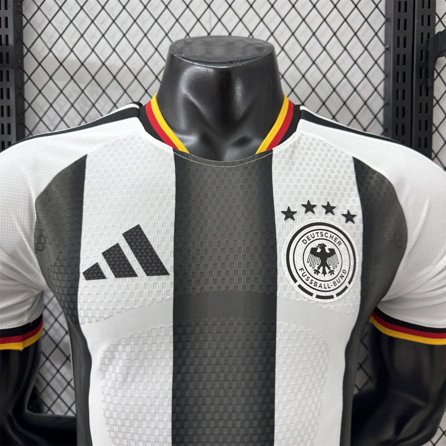 AlphaJersey-Germany 2026 Black And White Special Jersey - Player Version