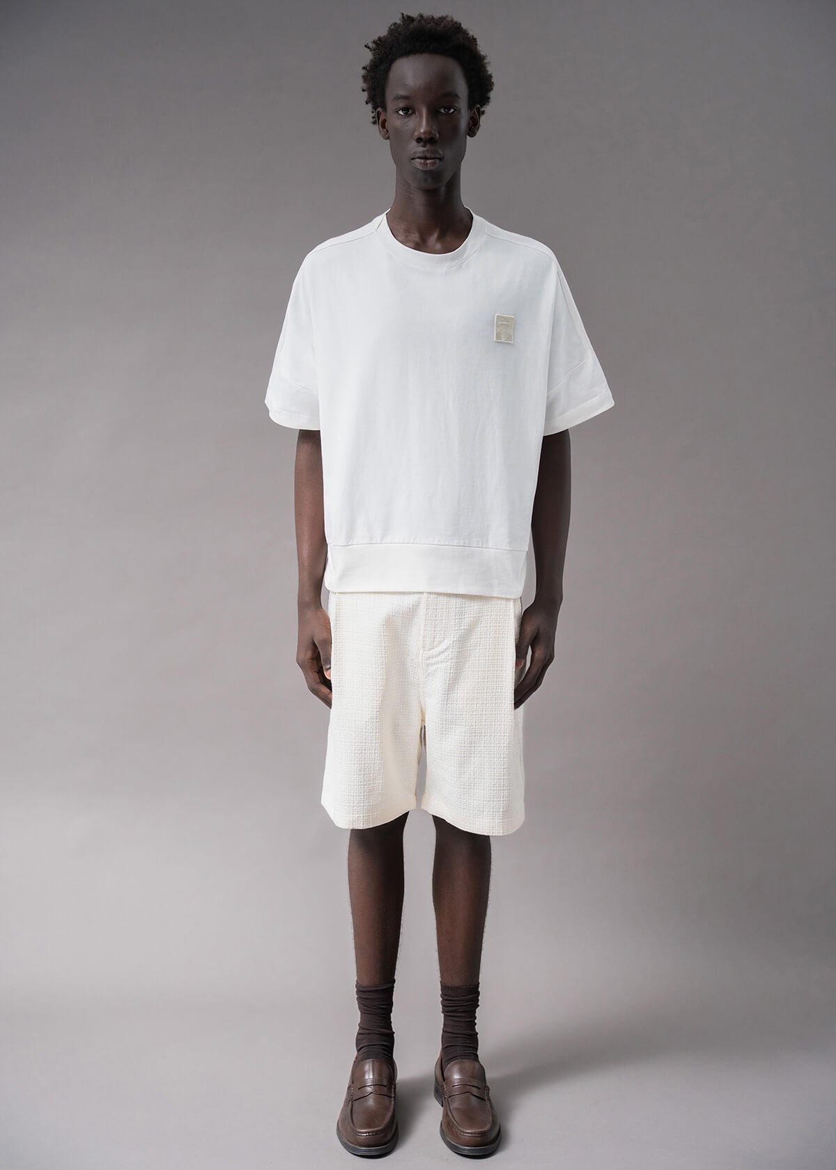 Italian Aviator Tee White | Modern Menswear by yycbvcnbmmnbm
