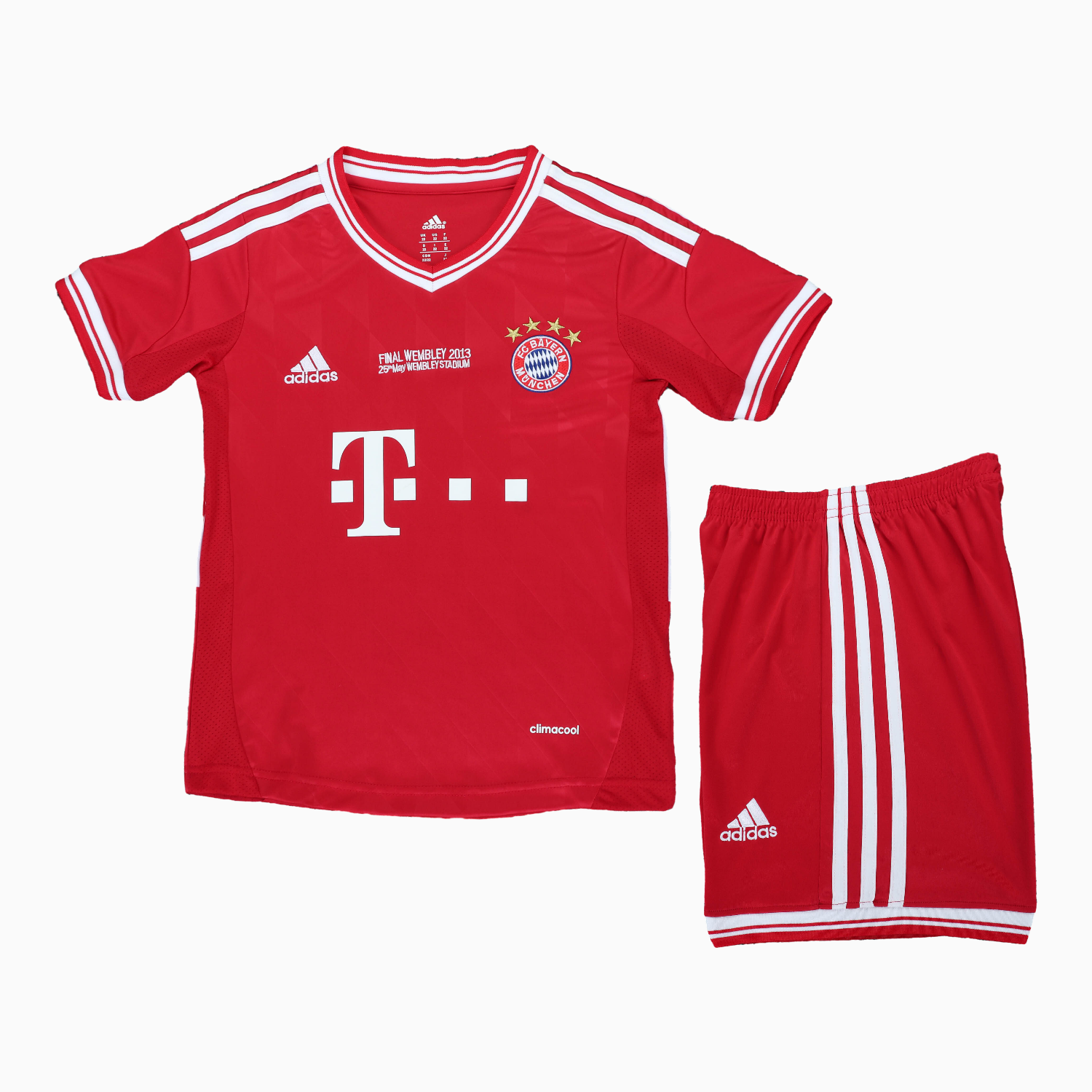 AlphaJersey-Retro Bayern Munich 2013-14 Home Kids Kit