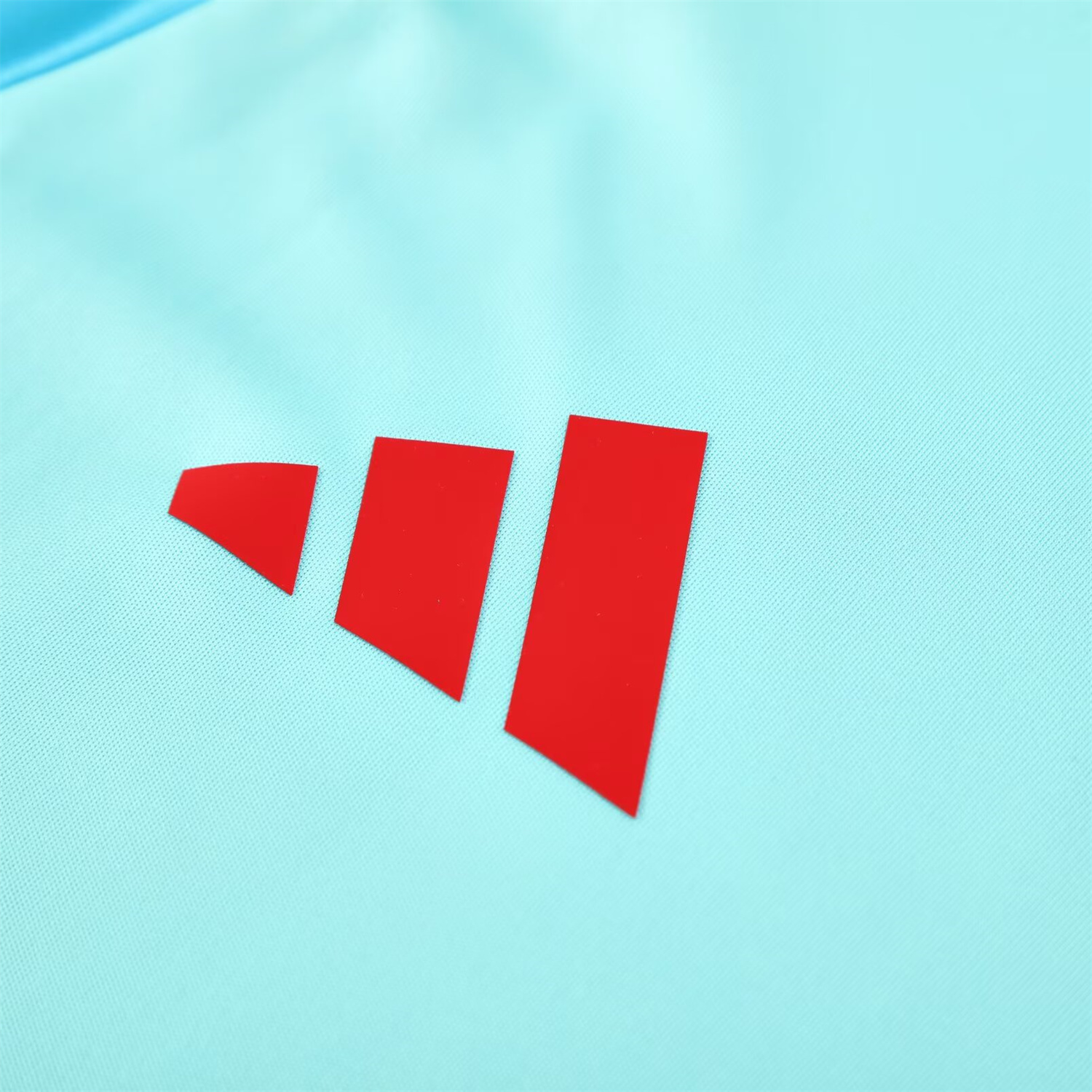 AlphaJersey-Flamengo 25-26 Short-Sleeve Kids Training Set - Light Blue With Royal Blue