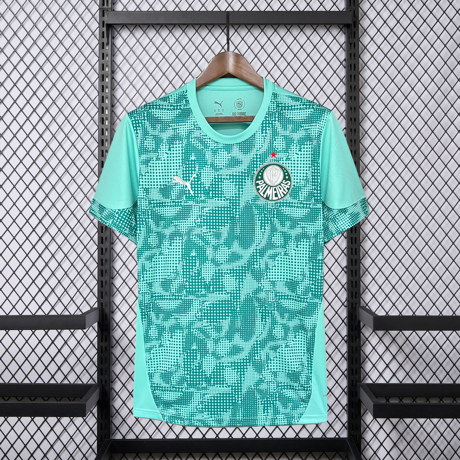 AlphaJersey-Palmeiras 26-27 Mint Green Training Jersey - Fans Version