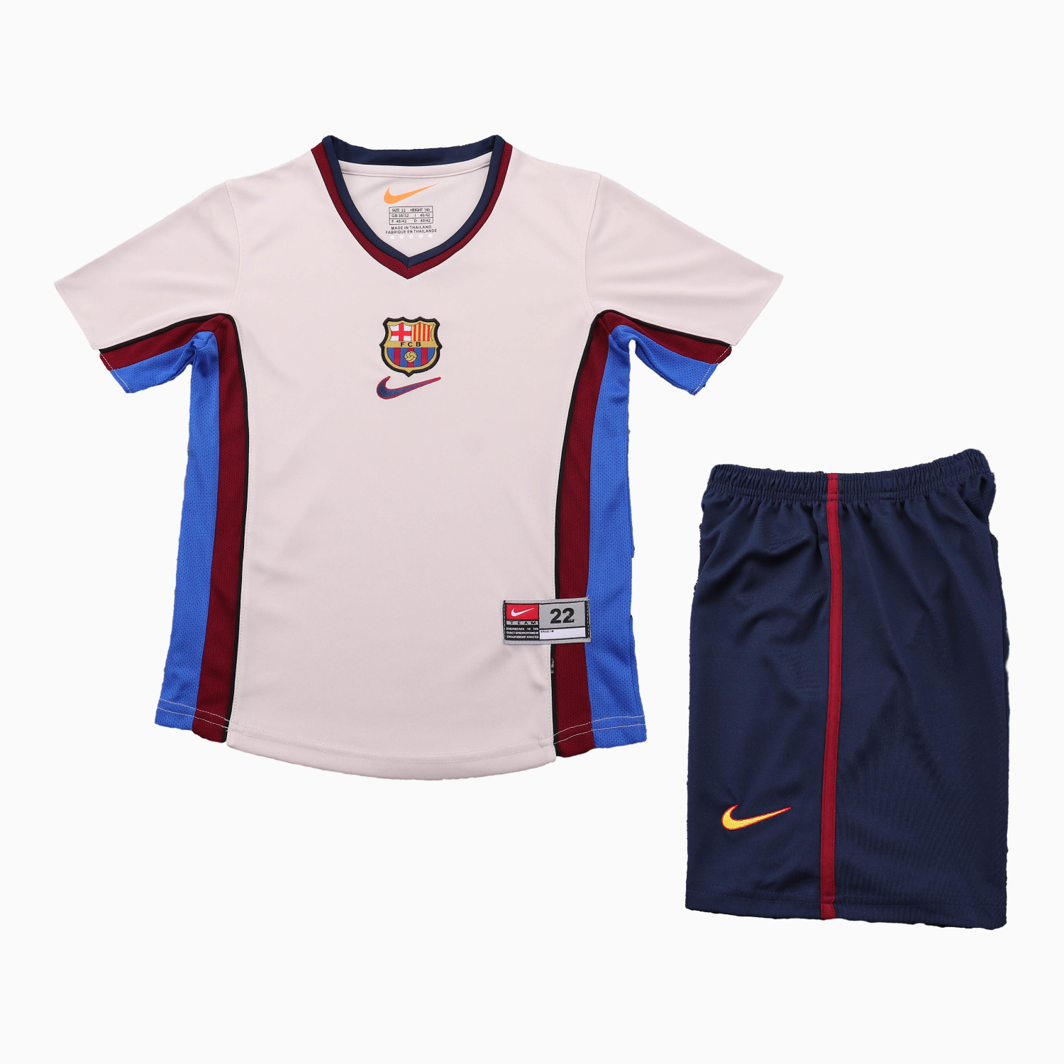 AlphaJersey-Retro Barcelona 1998-99 Away Kids Kit