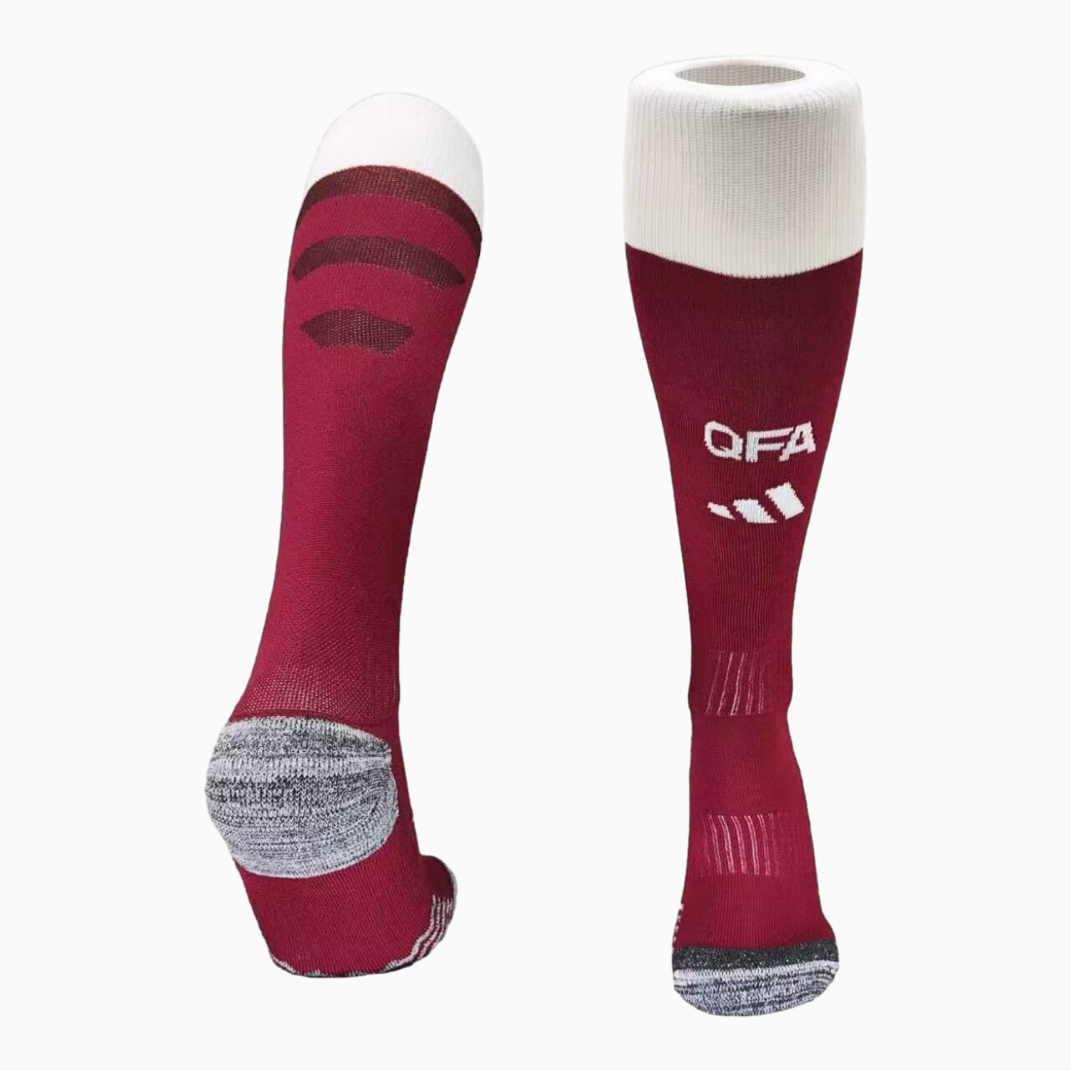 AlphaJersey-Qatar 2026 Home Socks - Red