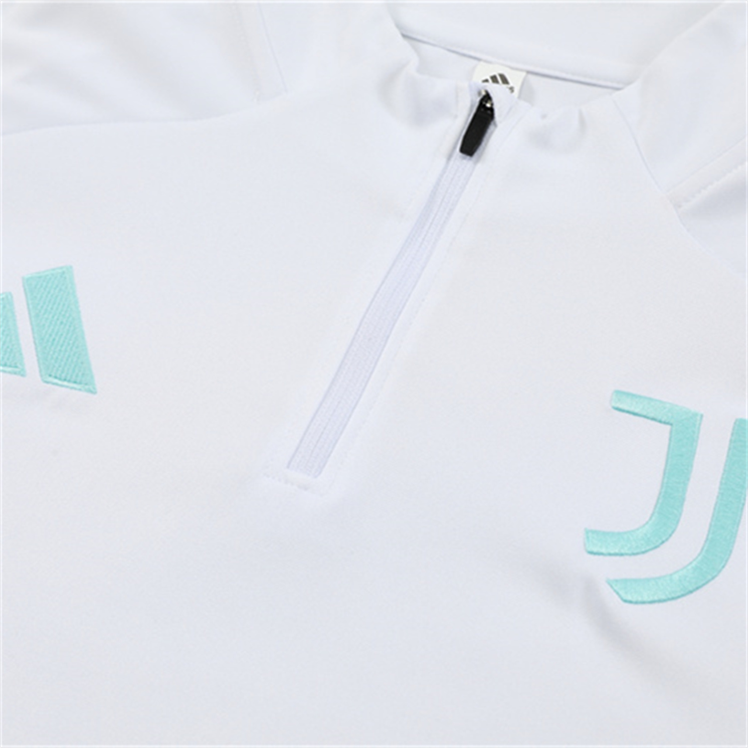 AlphaJersey-Juventus 25-26 Kids Long Sleeve Training Set - White Top and Black Pants