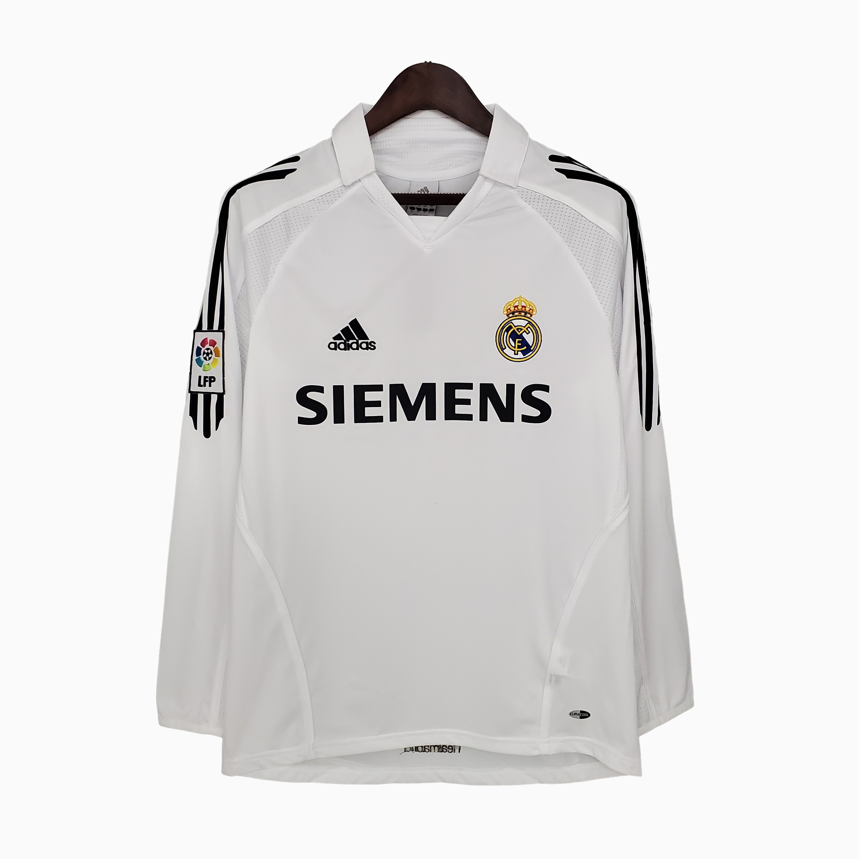 AlphaJersey-Retro Real Madrid 05-06 Home Stadium Long Sleeve Jersey