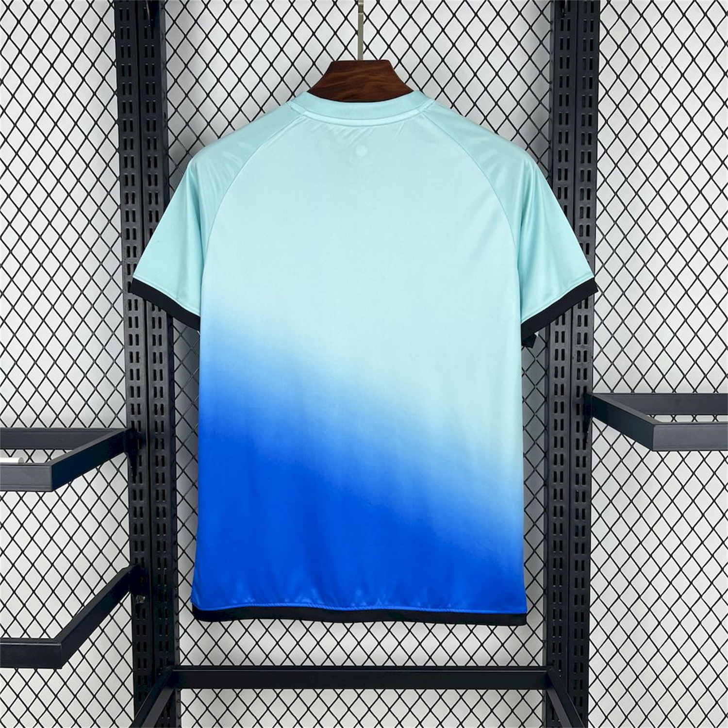AlphaJersey-Morocco 25-26 Blue Gradient Auspicious Cloud Pattern Special Jersey - Fans Version
