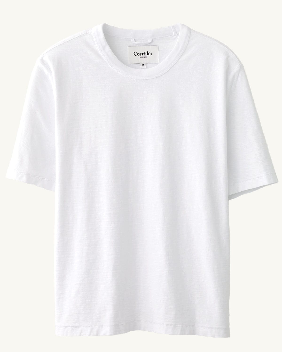 Slub Tee - White | Modern Menswear by yycbvcnbmmnbm