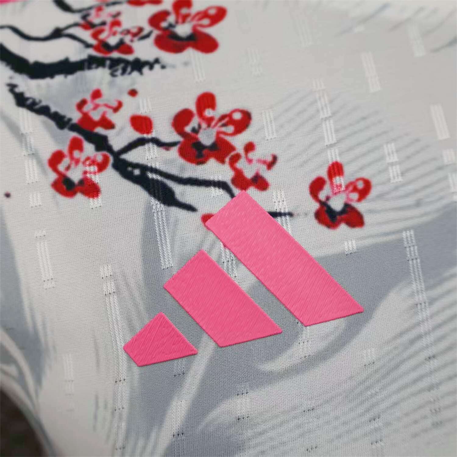AlphaJersey-Japan 25-26 Plum Blossom and Snow Fox White Jersey - Player Version