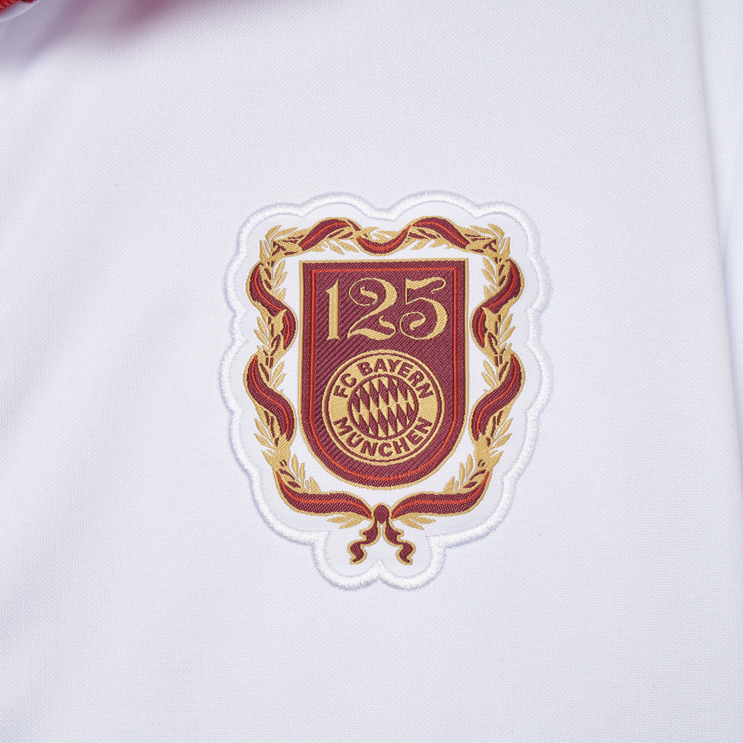 AlphaJersey-Bayern Munich 2025 125th Anniversary Jacket Training Tracksuit - White