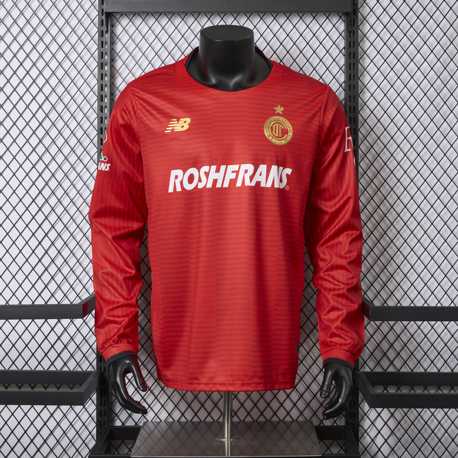 AlphaJersey-Toluca 25-26 Home Long Sleeves Jersey - Player Version