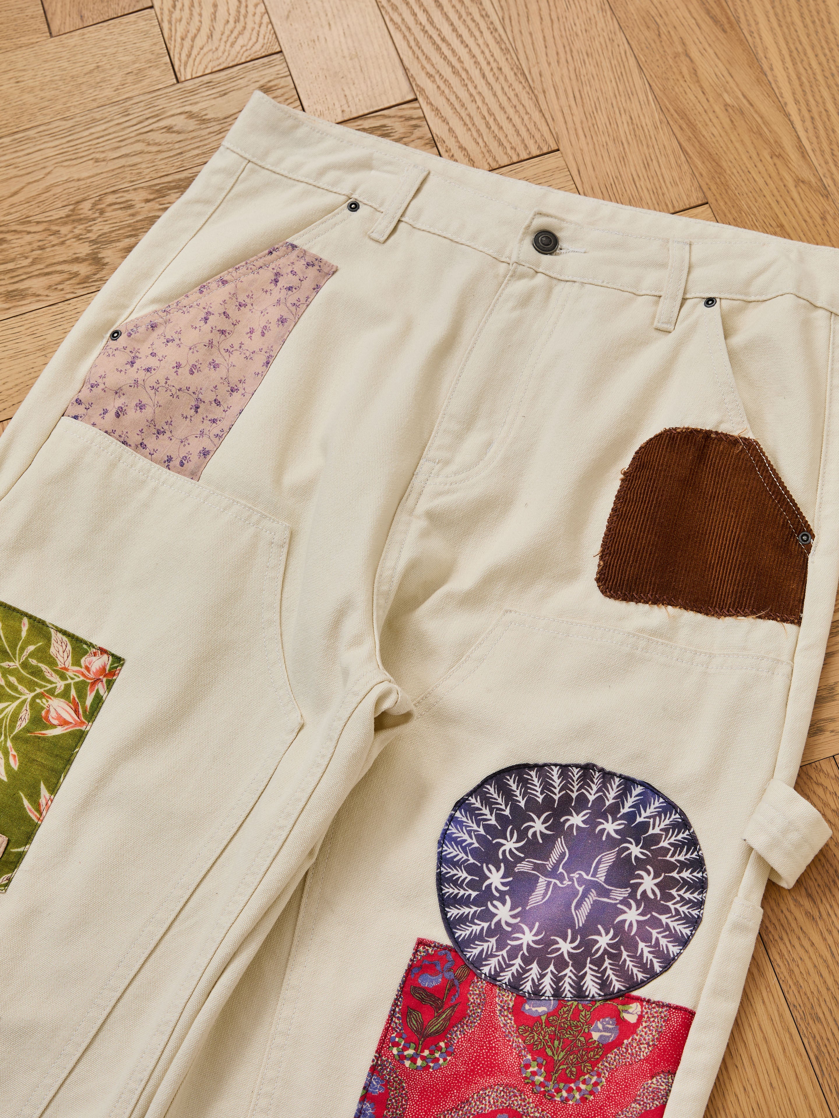 Tapestry Carpenter Canvas Pants | Modern Menswear by yycbvcnbmmnbm