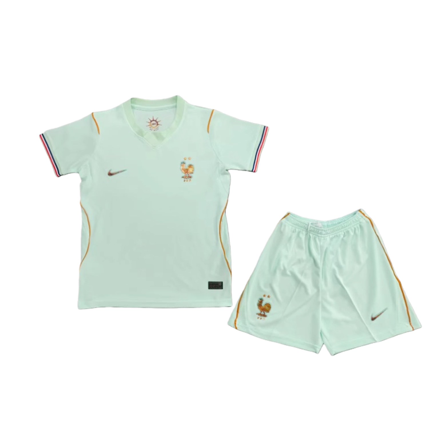 AlphaJersey-France 25-26 Away Mint Green Kids Kit