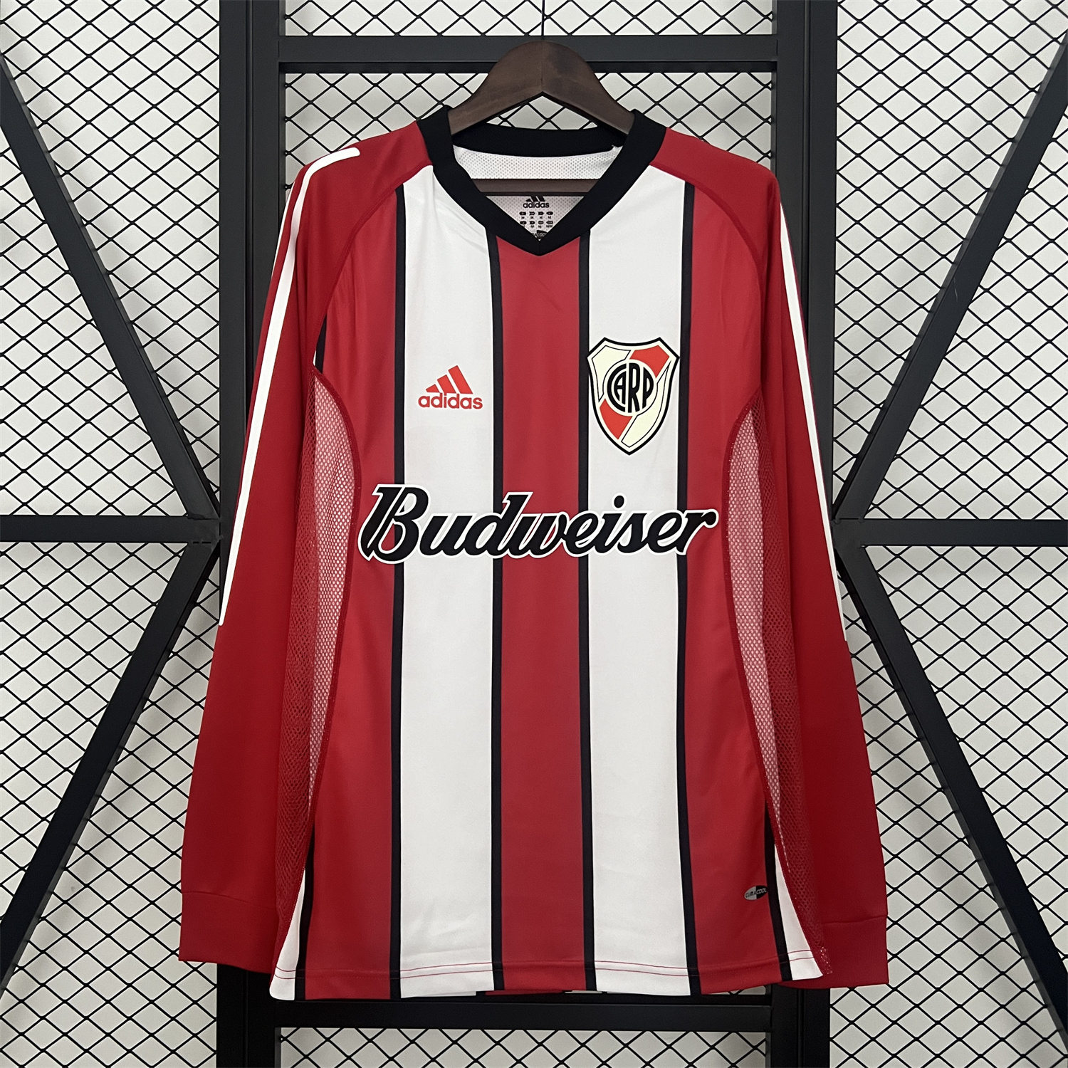 AlphaJersey-Retro River Plate 2003-04 Away Long Sleeves Jersey