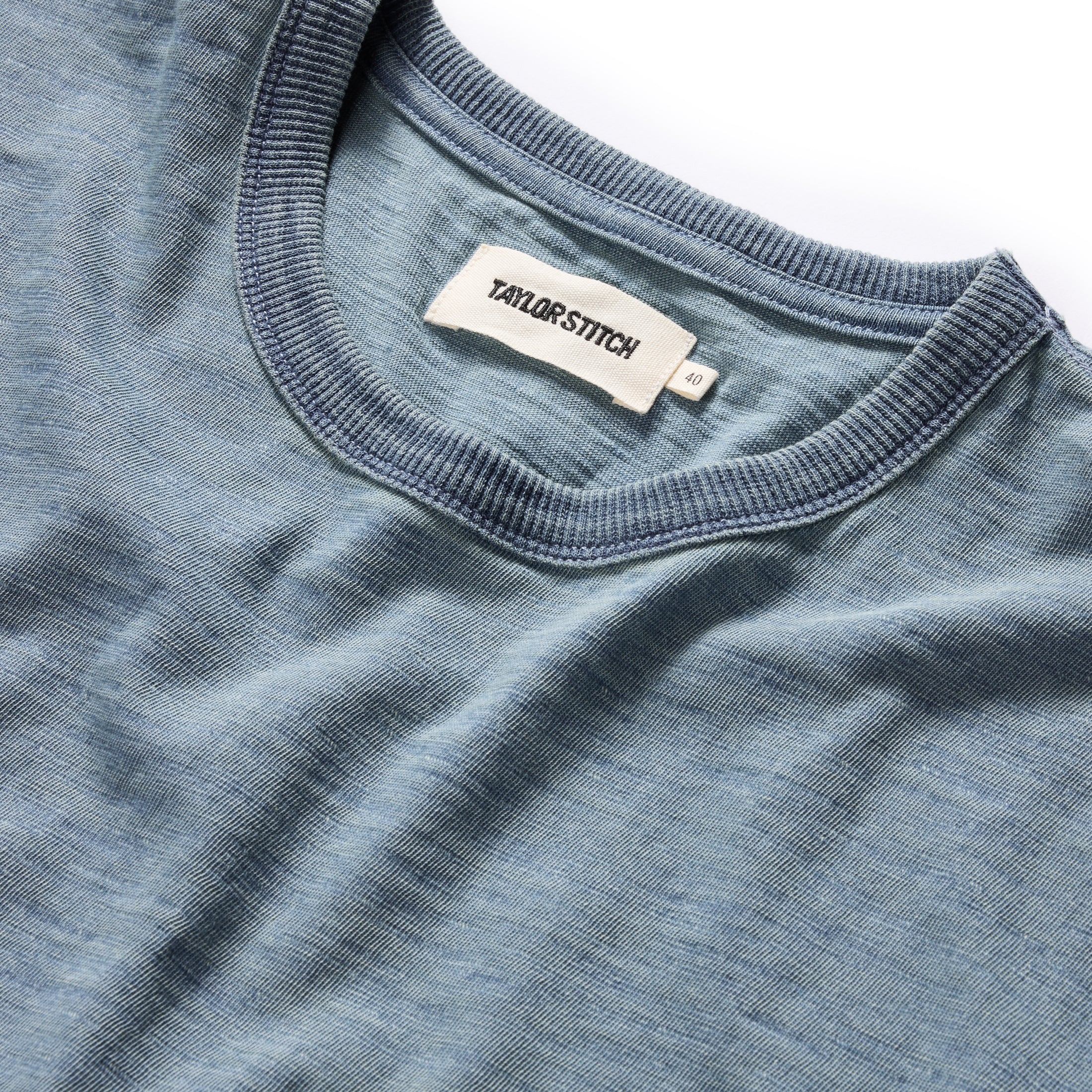 The Slub Tee in Washed Indigo | Modern Menswear by yycbvcnbmmnbm