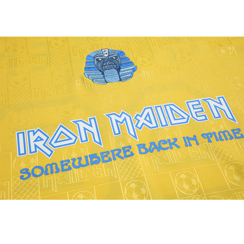 AlphaJersey-Retro Iron Maiden 2008 Yellow Jersey