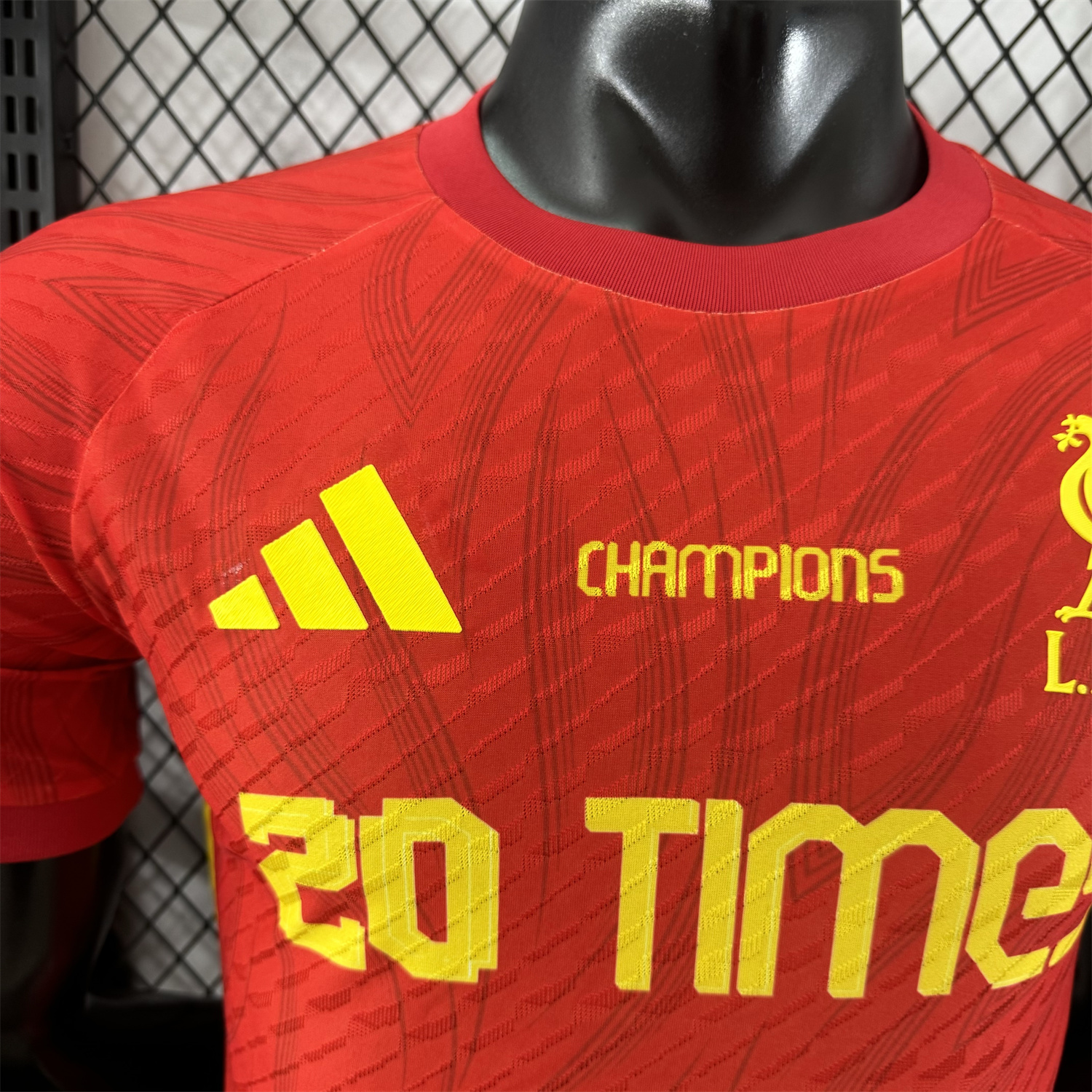 AlphaJersey-Liver.pool 25-26 20 Times Champions Red Jersey - Player Version