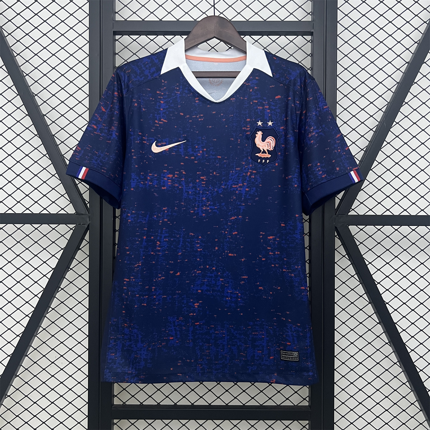 AlphaJersey-France 2025 Women's Team Home Jersey - Men's Fans Version
